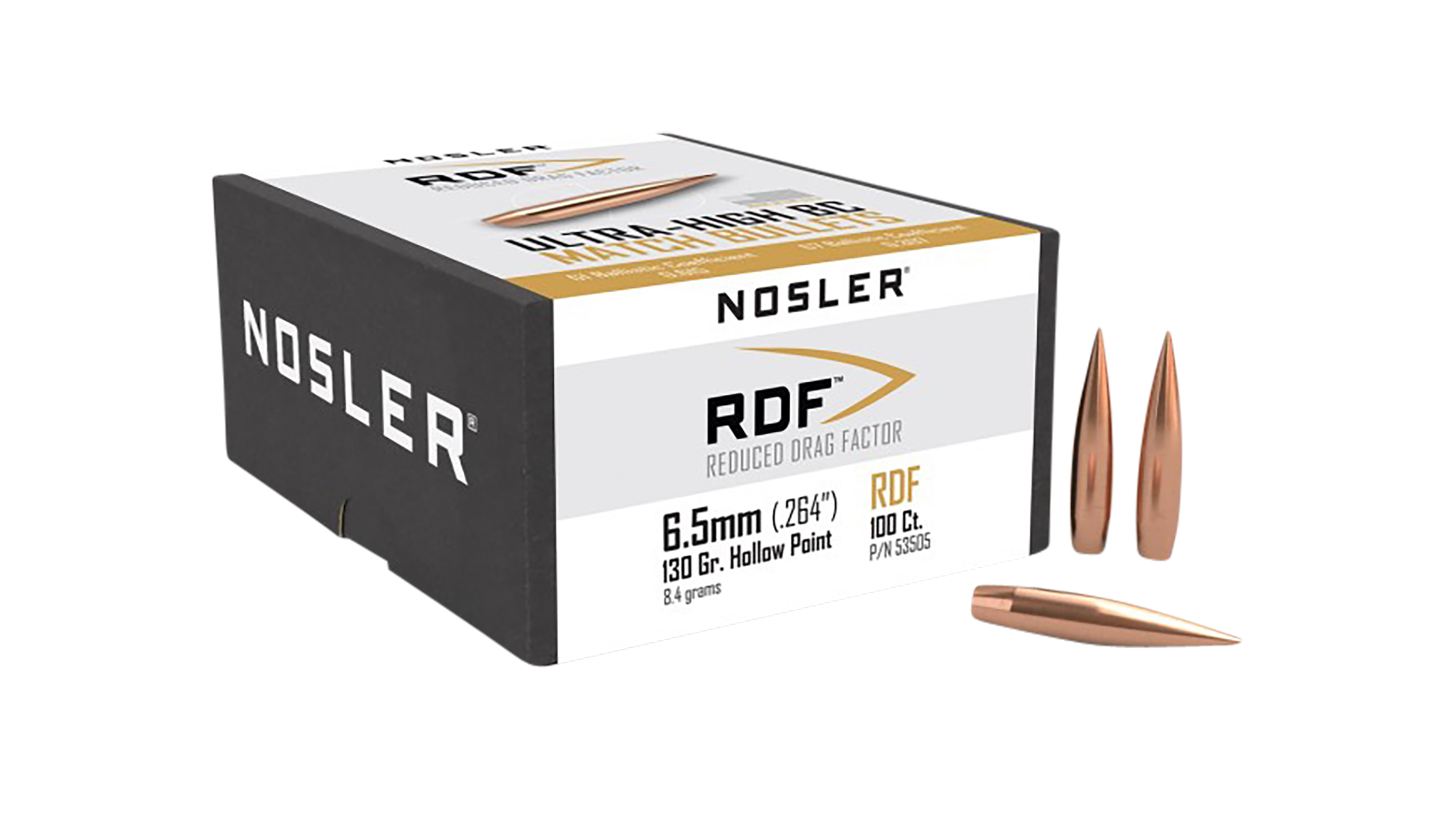 NOS 53505 RDF MATCH 6.5MM 130 HPBT 100