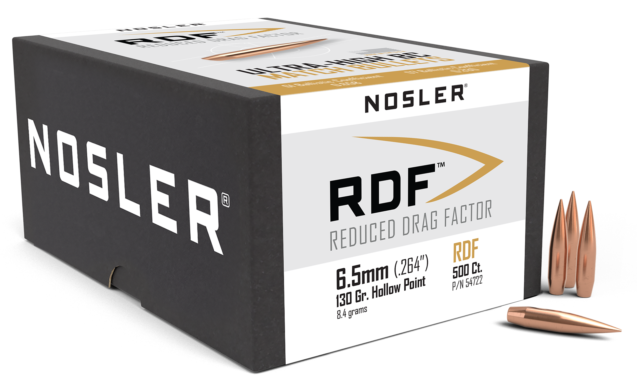 NOS 54722 RDF MATCH 6.5MM 130 HPBT 500
