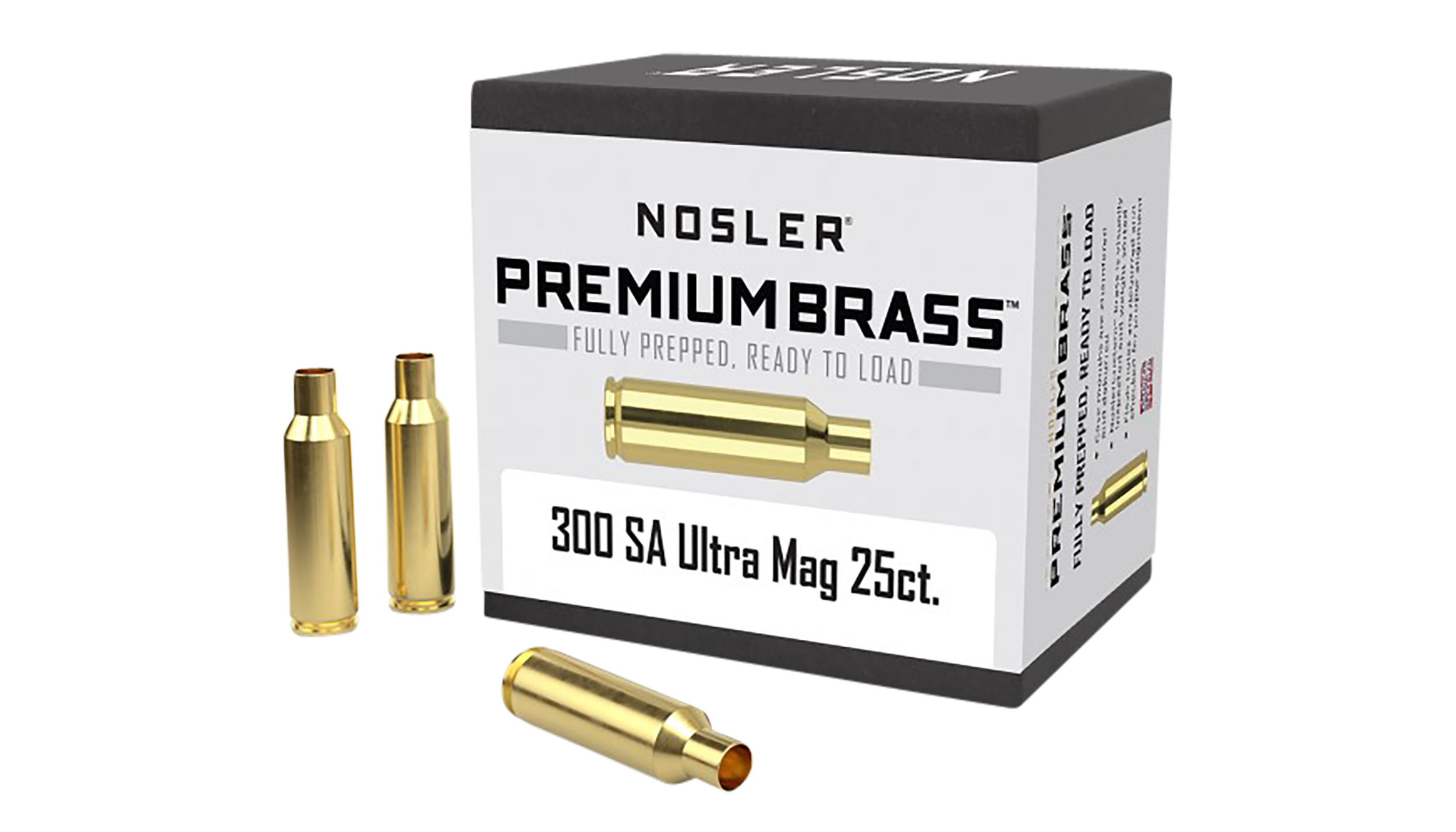 NOS 10228 CUSTOM BRASS 300 REM SA UM 25