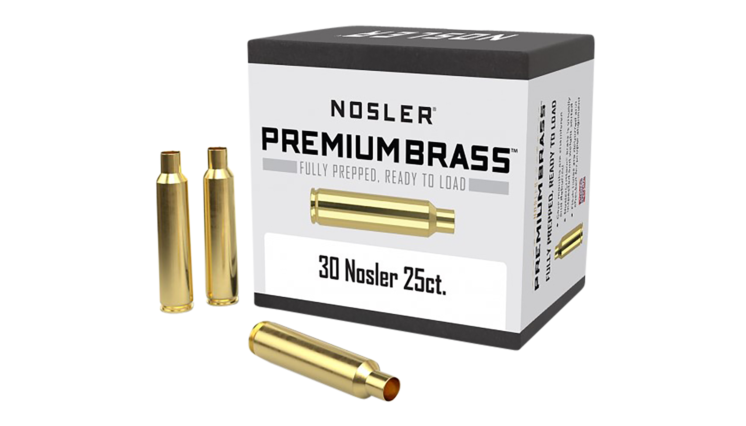 NOS 10221 CUSTOM BRASS 30 NOSLER 25