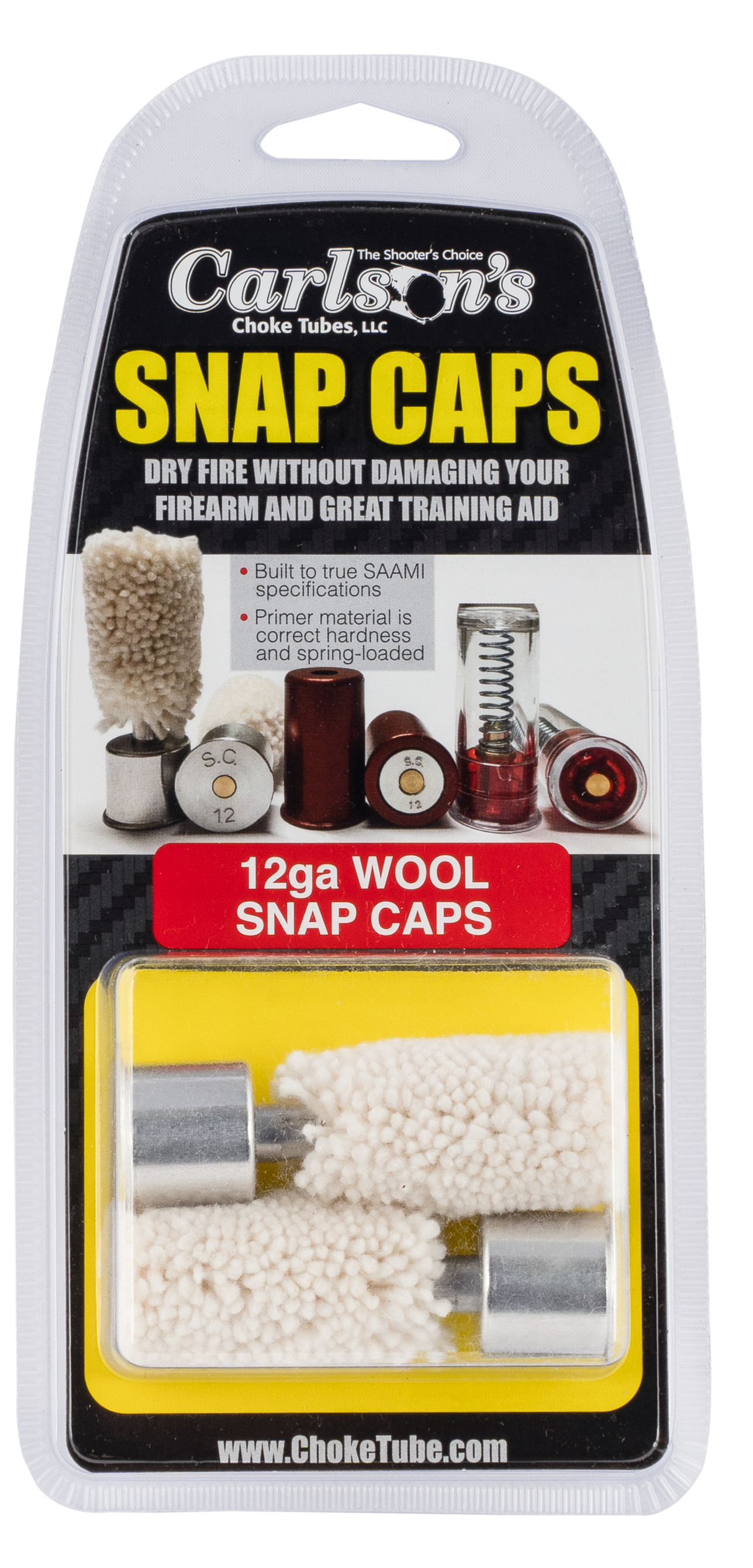 CARL 00105 WOOL SNAP CAPS 12GA 2PK