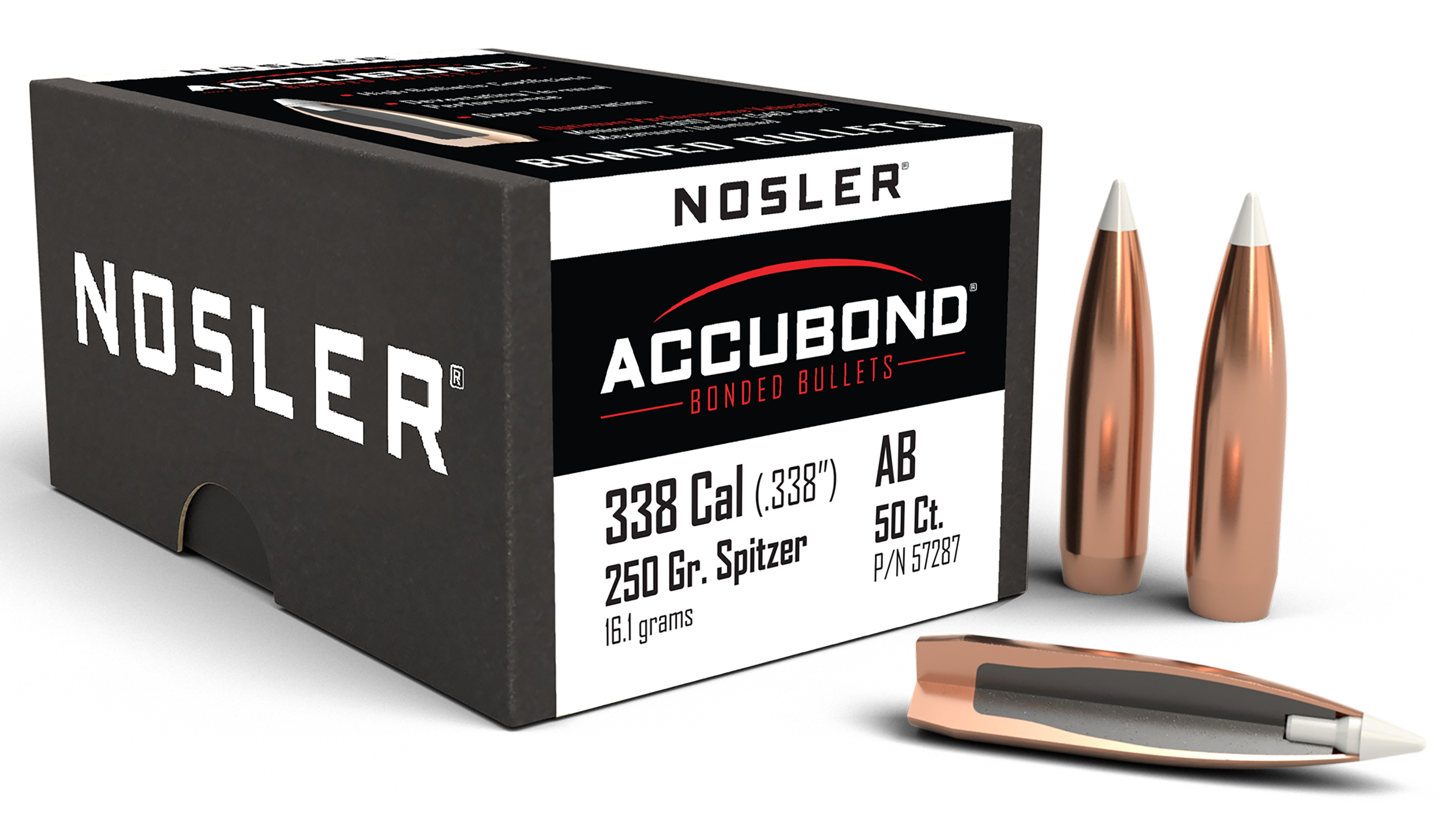NOS 57287 ACCUBOND 338 250 SPTZR 50