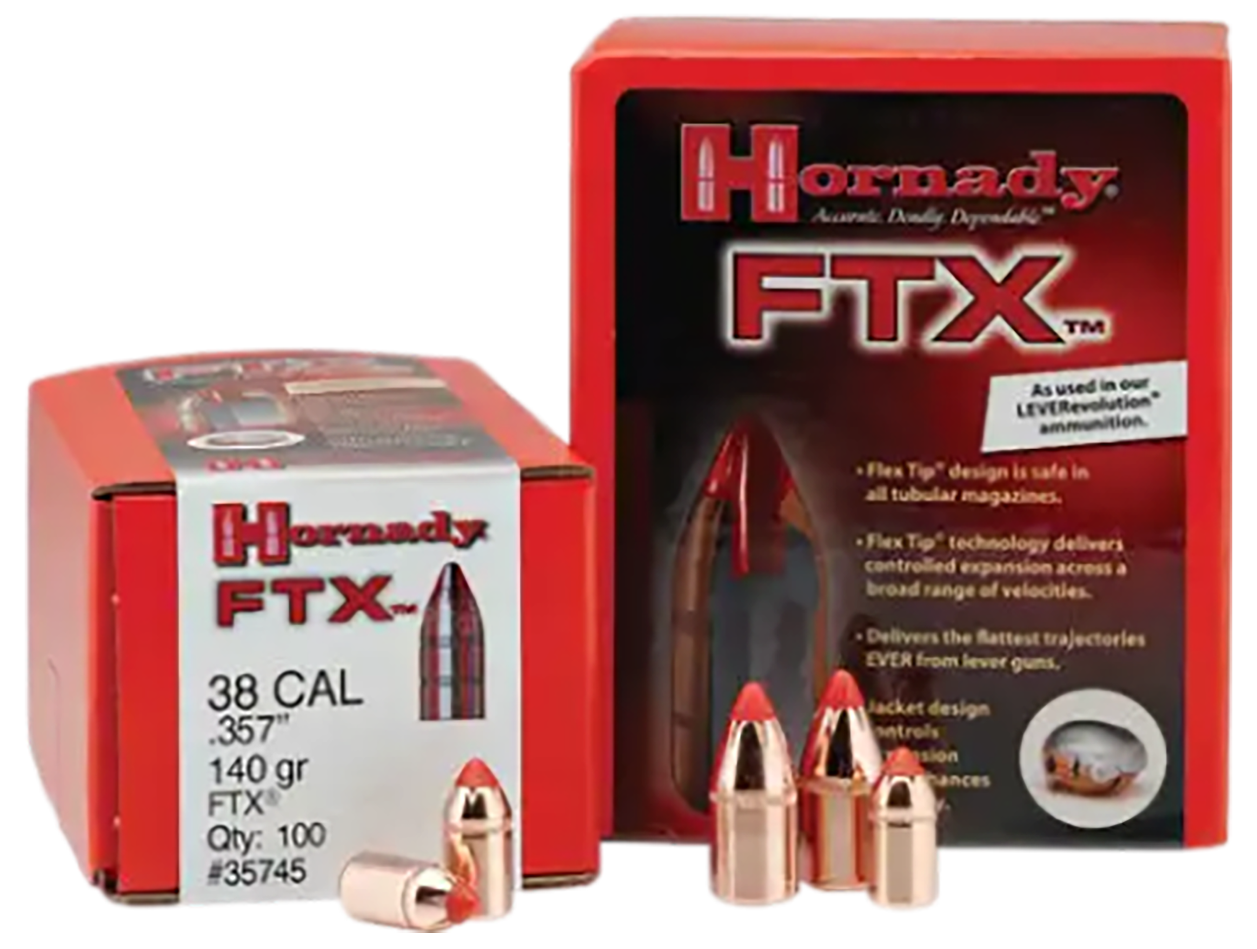 HORN 30395 BULL .308 160 FTX 100/15