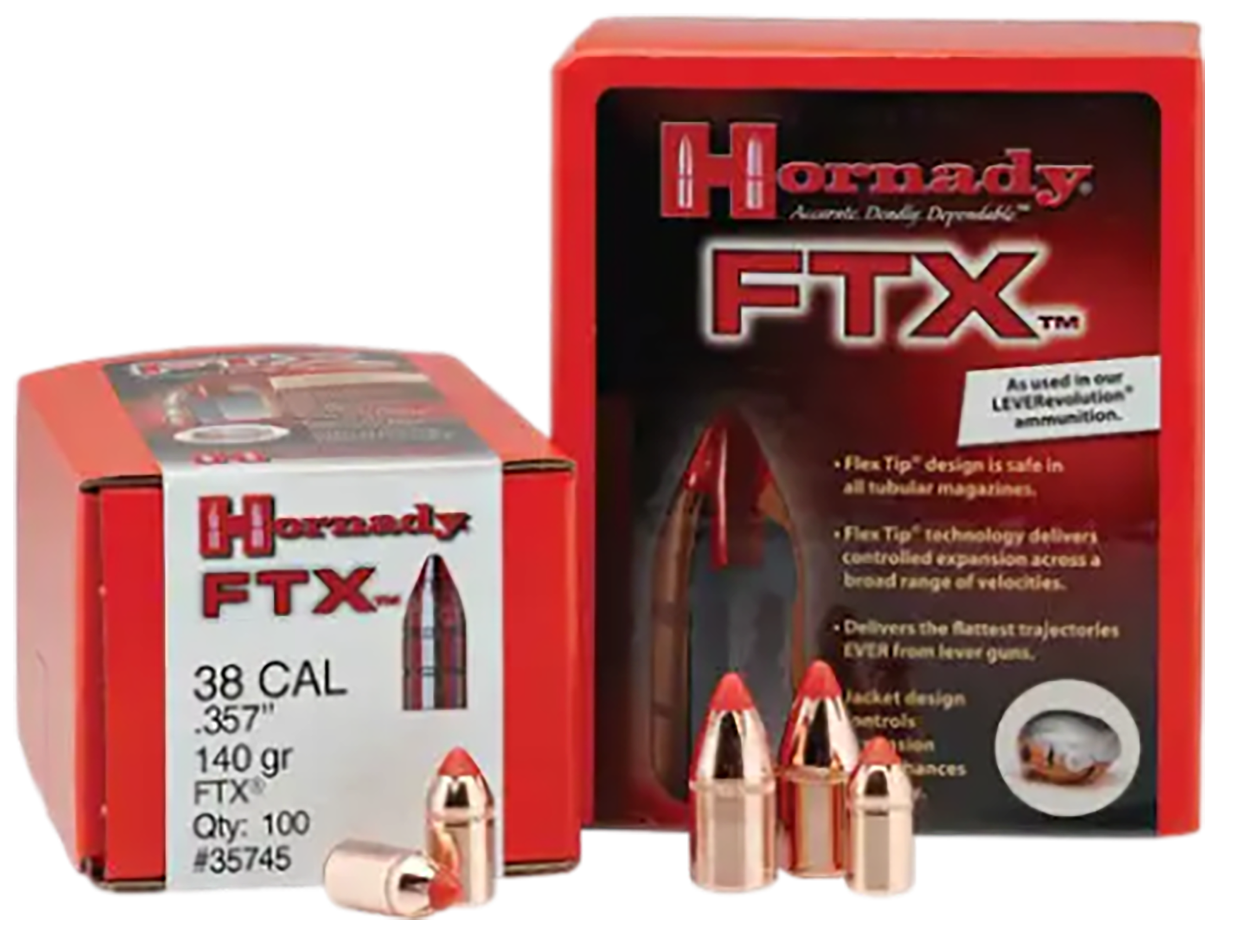 HORN 45215 BULL .452 200 FTX 460SW 50/25