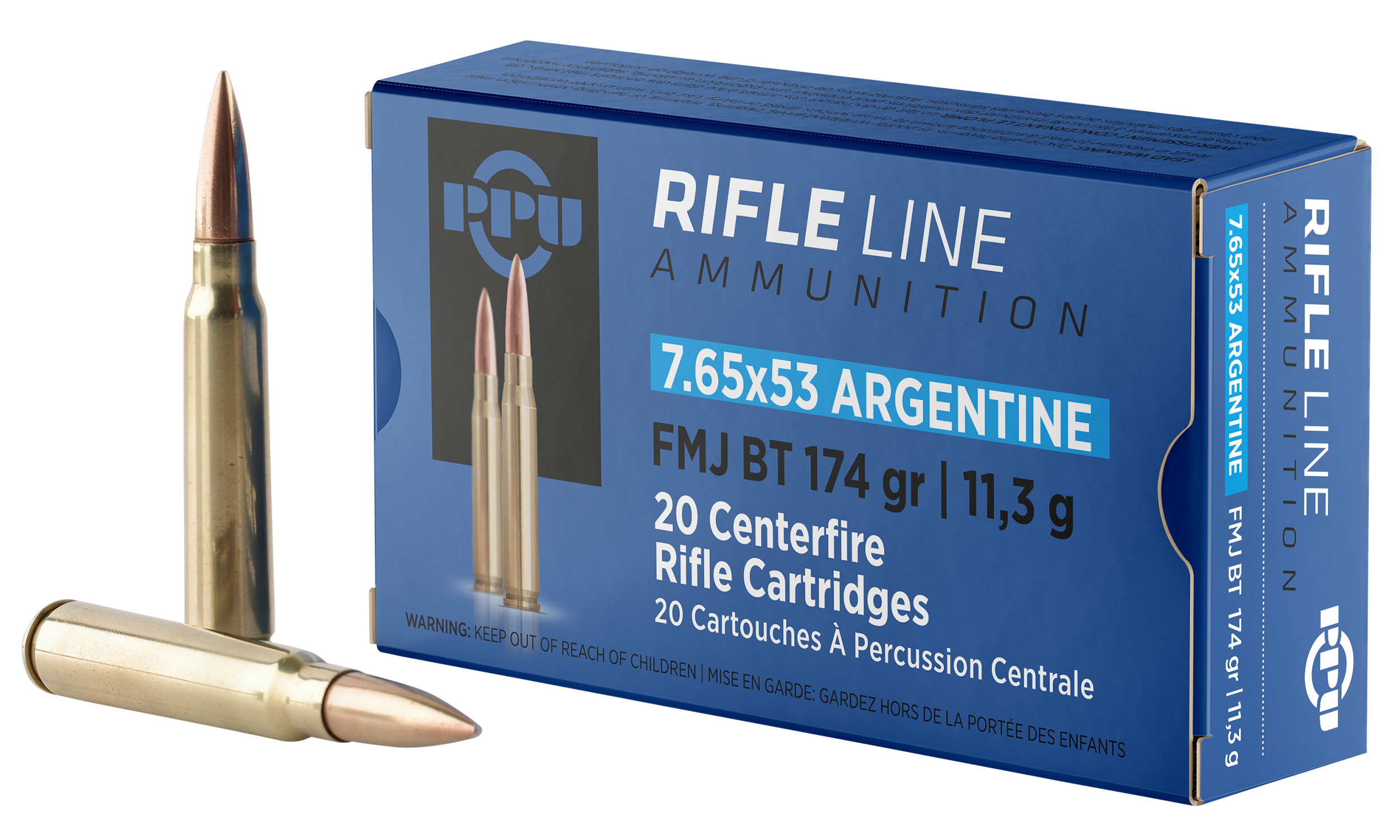 PPU PP7AF 7.65X53ARG 174 FMJ 20/10