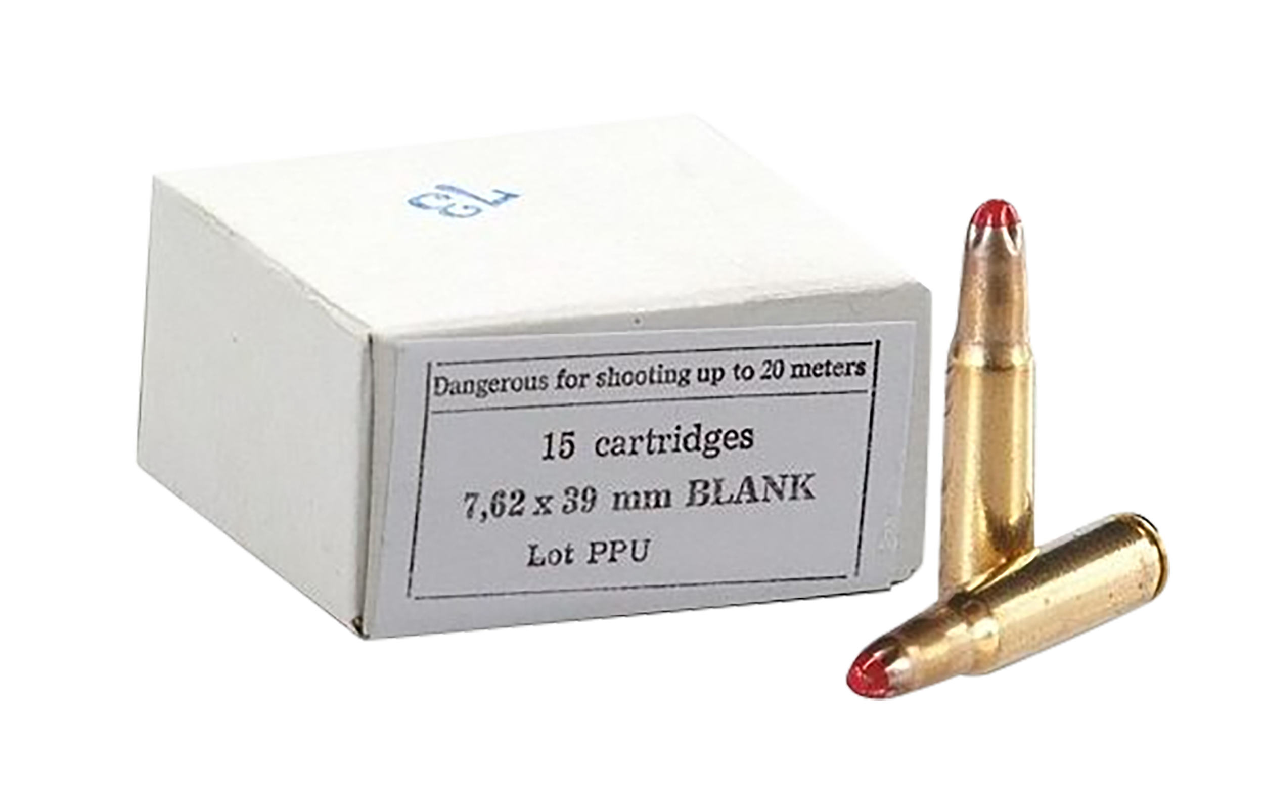 PPU PPB739 7.62X39 BLANK M68 15/96