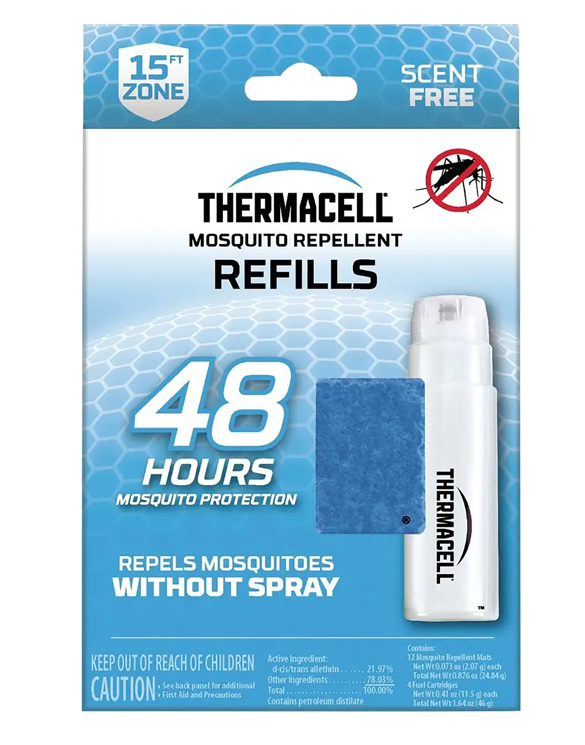 THER R4 MOSQUITO REPELLENT REFILL 48HRS