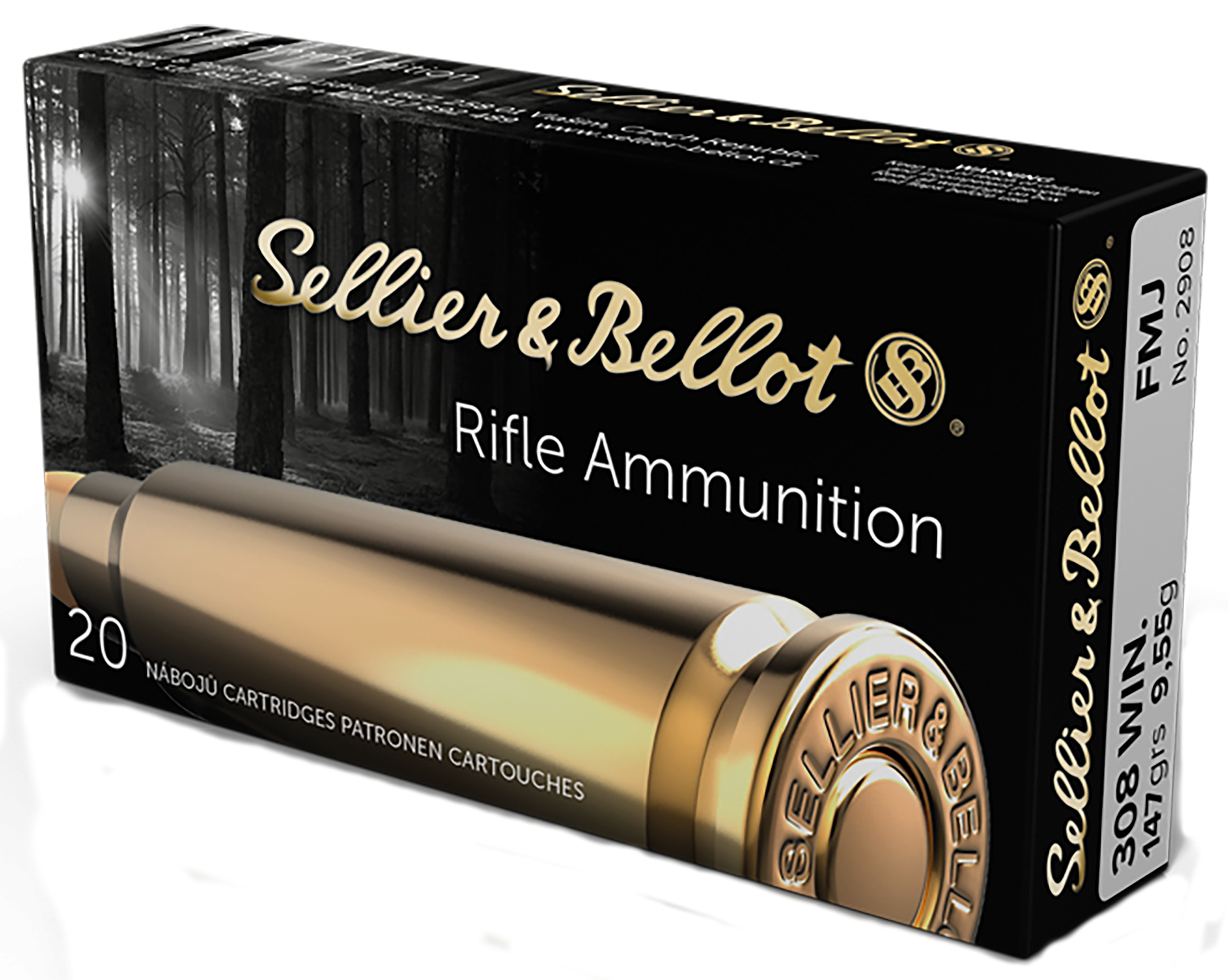 S&B SB308A 308WIN 147 FMJ 20/25