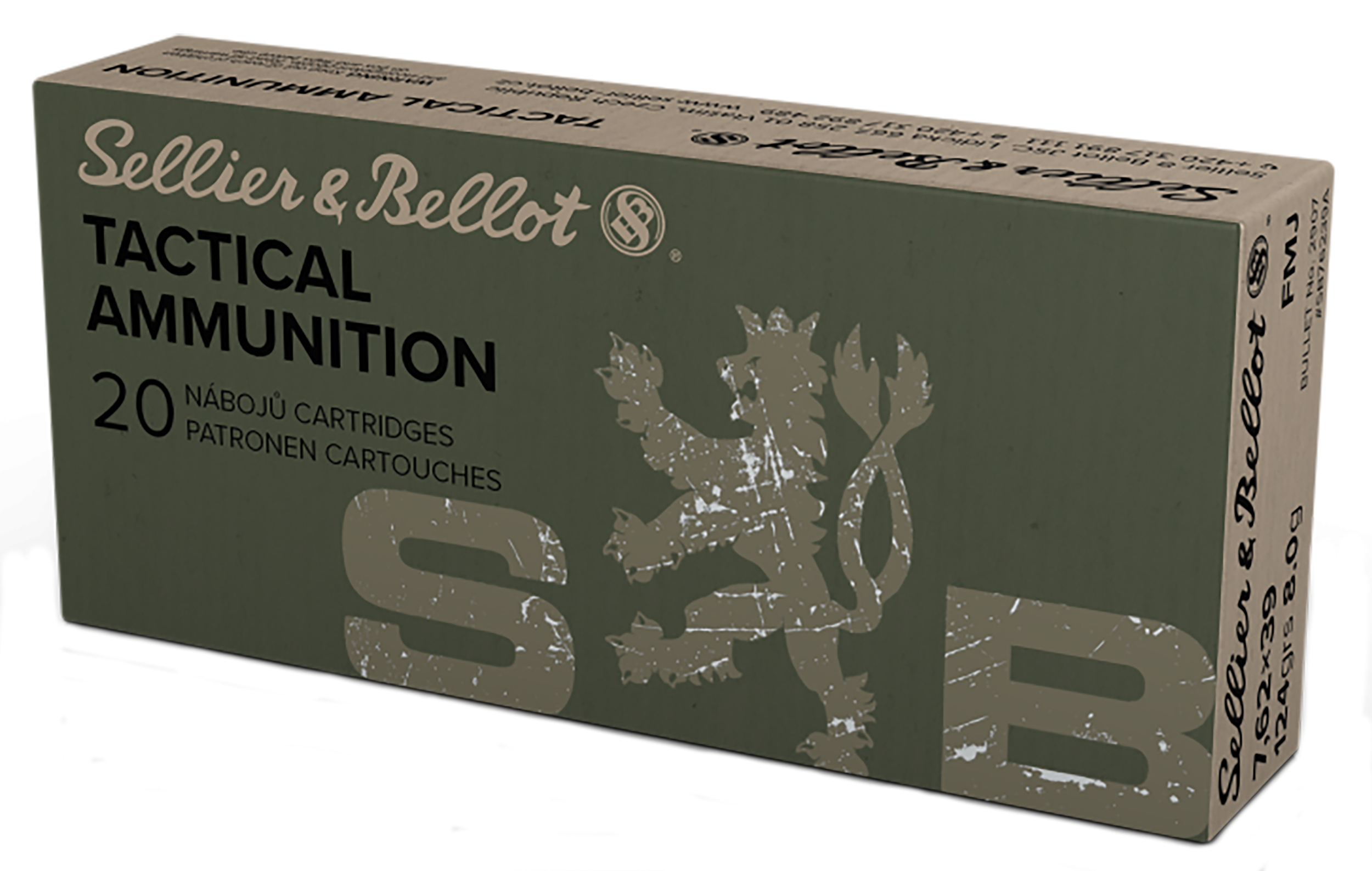 S&B SB76239A 7.62X39 123 FMJ 20/30