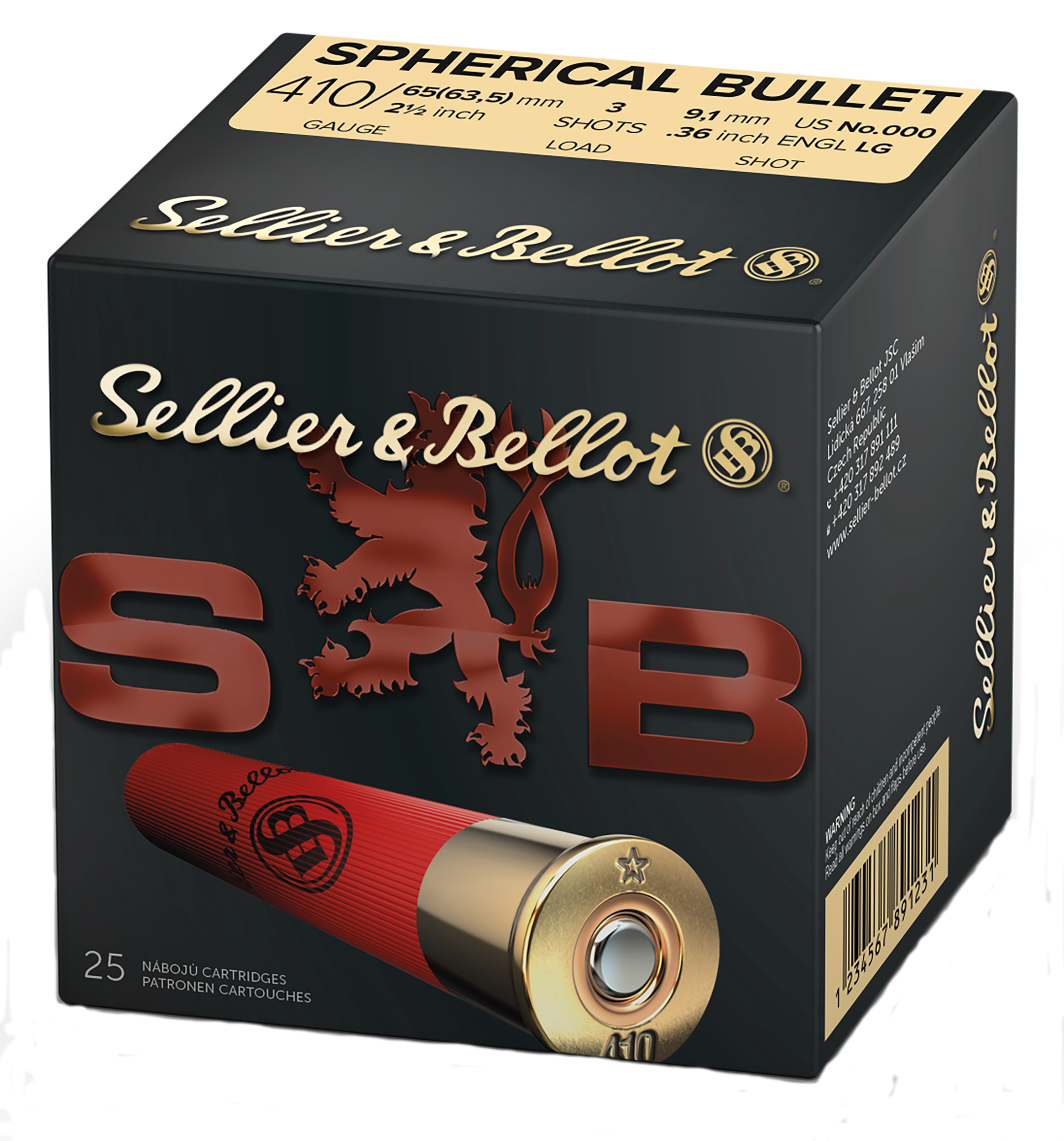 S&B SB410A 410 2.5 000 3PEL 25/20