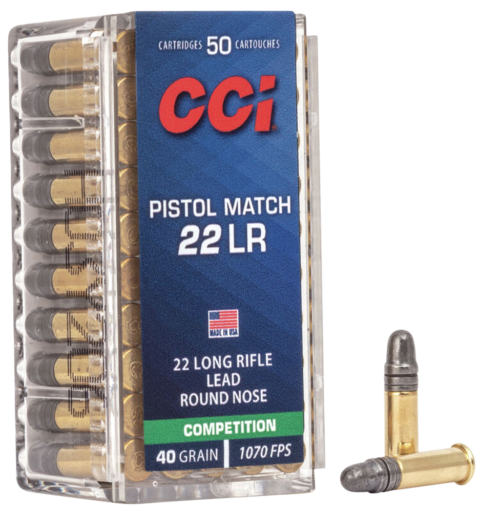 CCI 0051 22LR PSTL MTCH 40 LRN 50/100