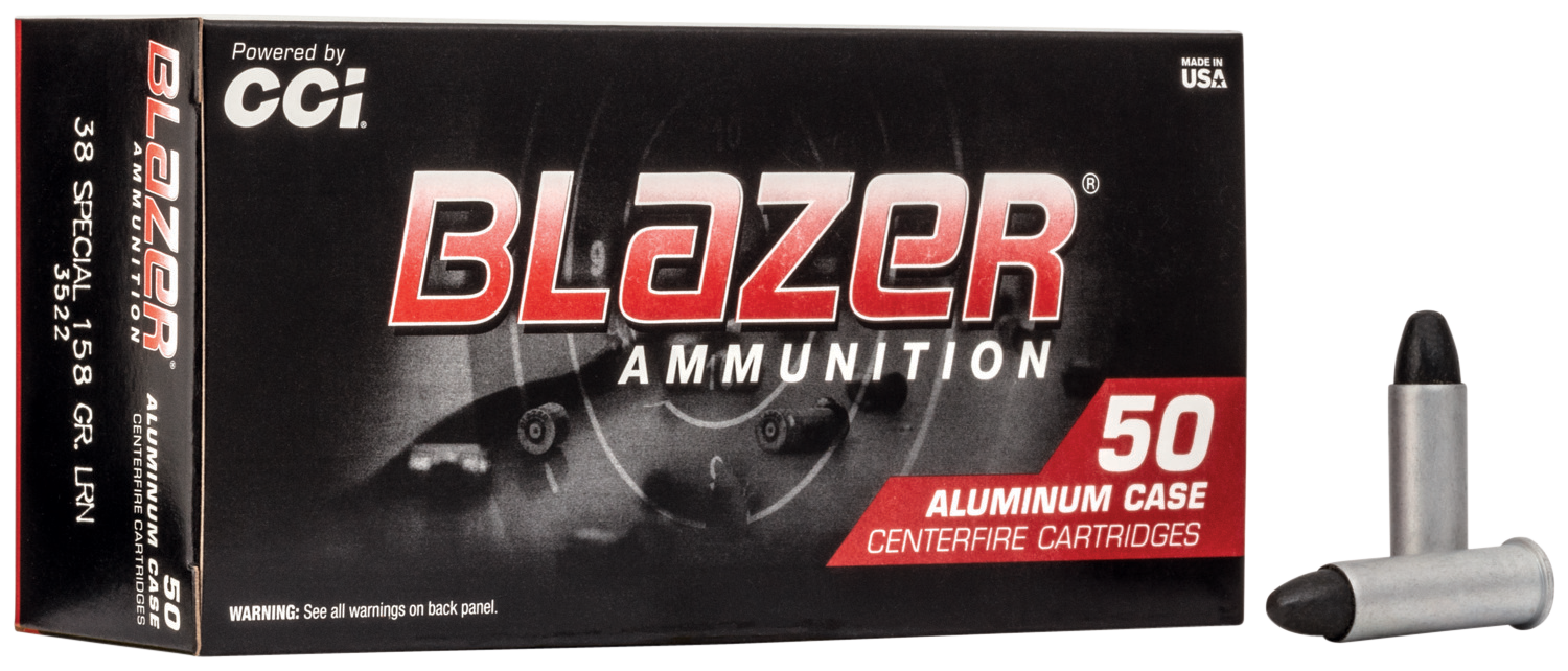 CCI 3522 BLAZER S 38SP 158 RNL 50/20