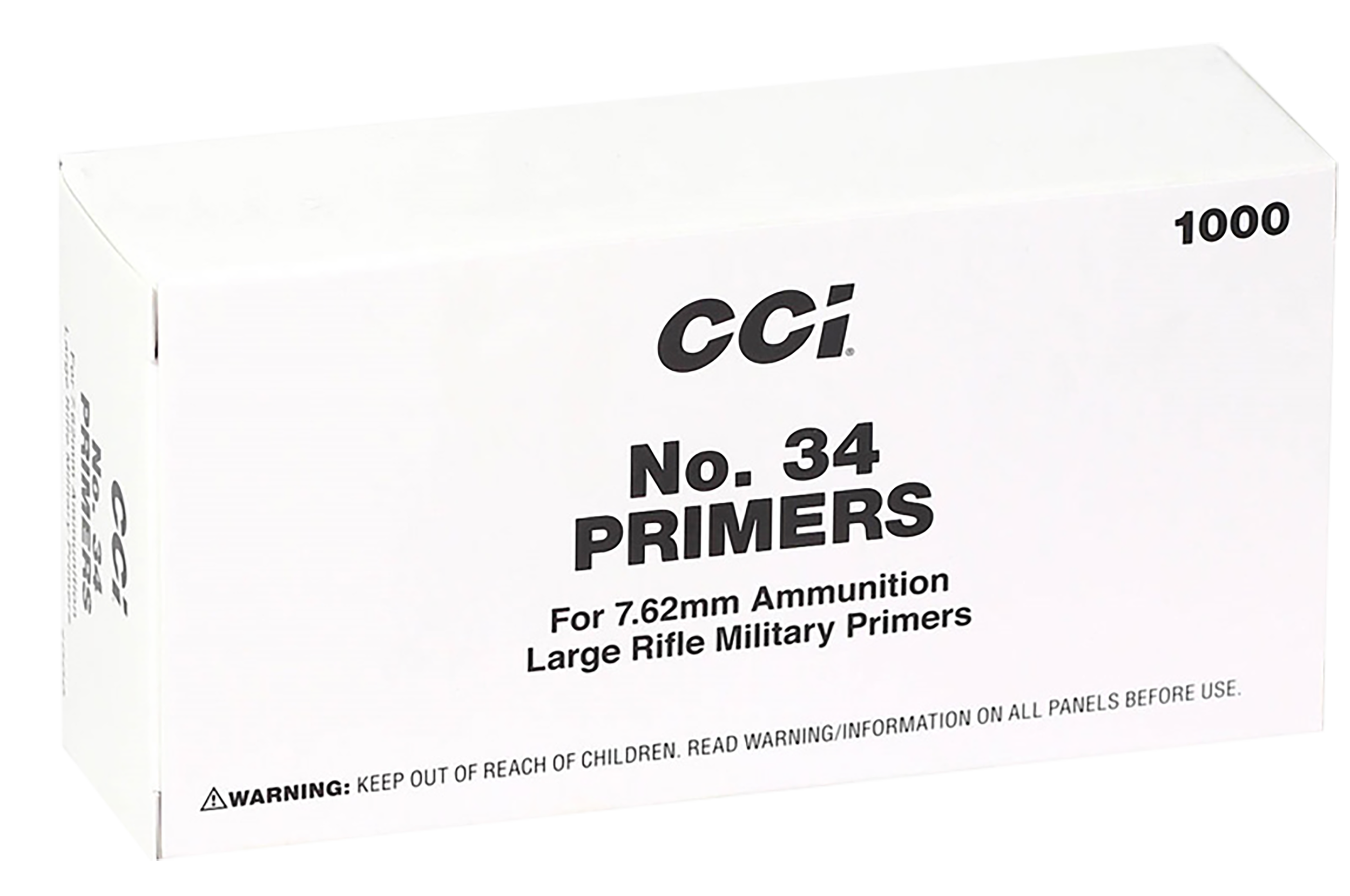 CCI 2 34 MLTRY 7.62 PRIMR 1000/5