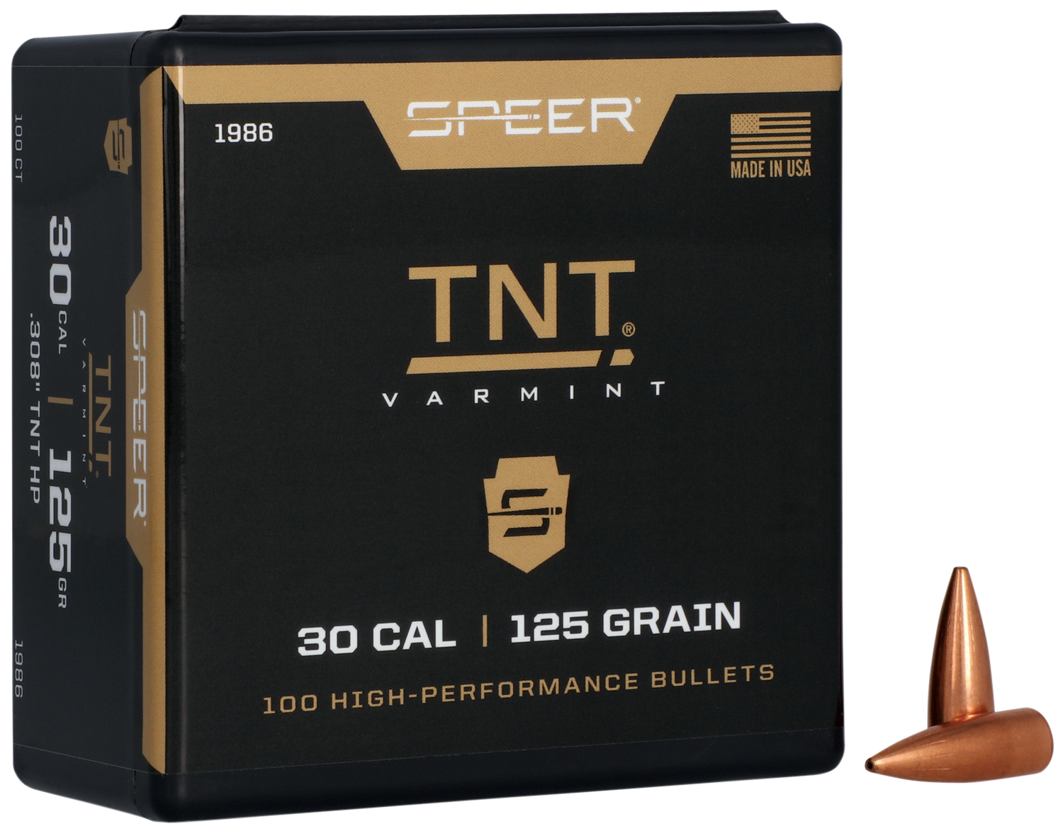 SPEER 1986 BULL .308 125 TNT HP 100/5