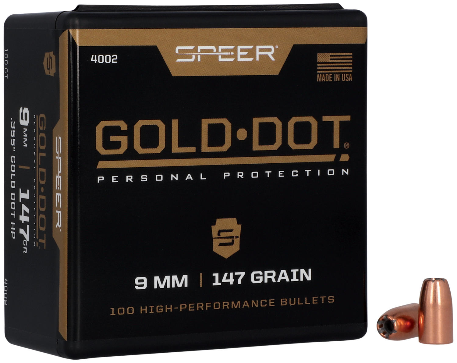SPEER 4002 BULL .355 147 GDHP 100/5