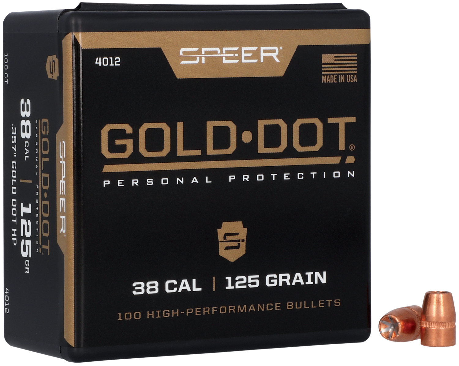 SPEER 4012 BULL .357 125 GDHP 100/5