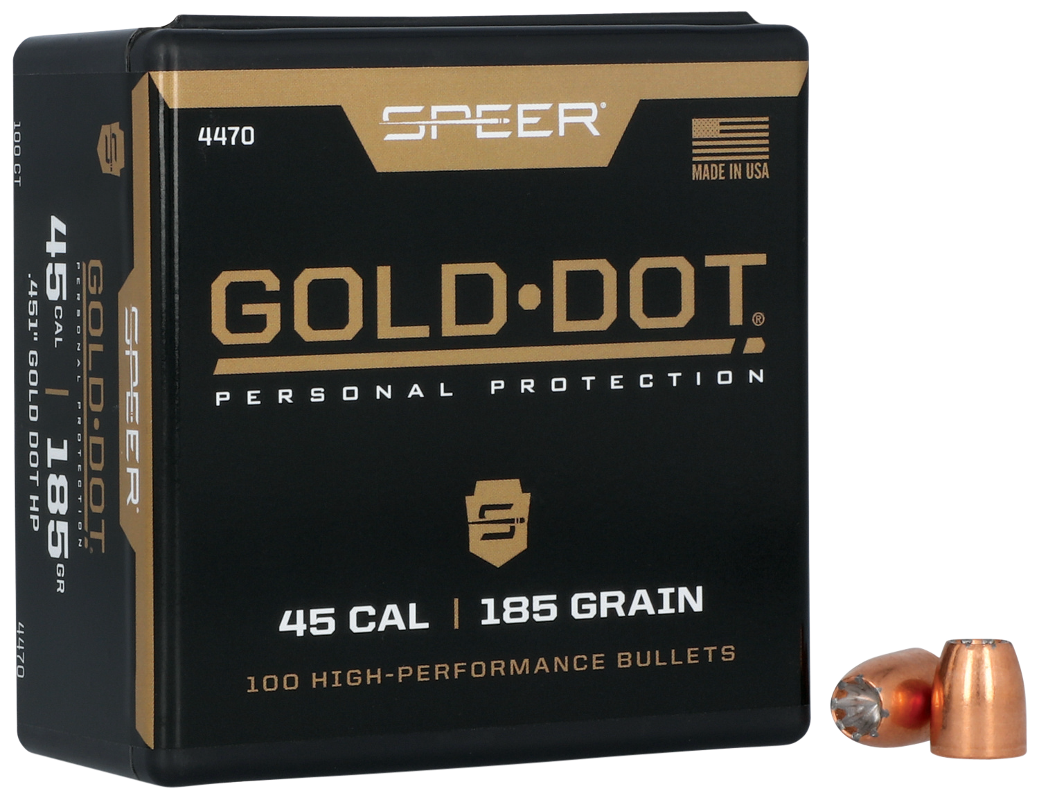 SPEER 4470 BULL .451 185 GDHP 100/5