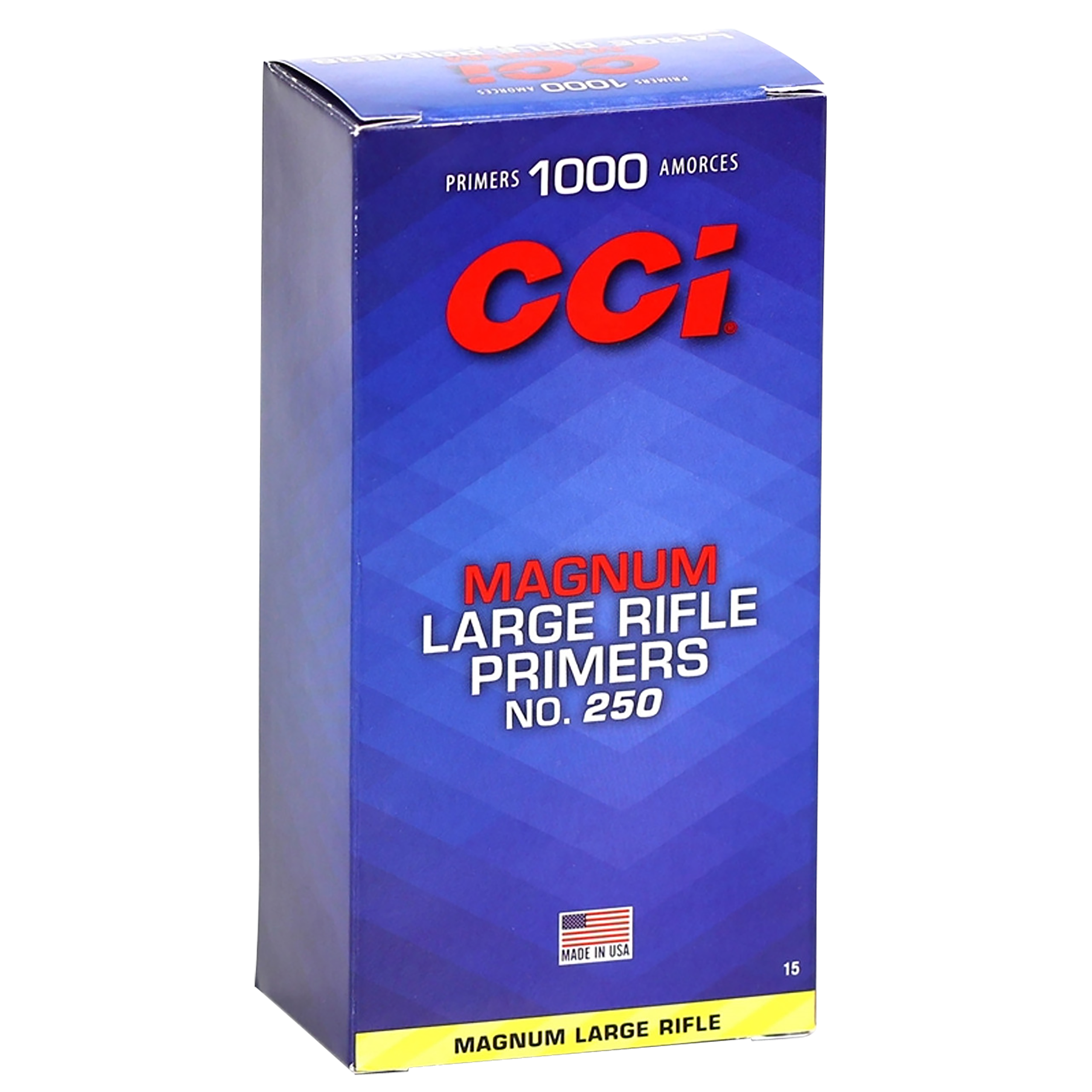 CCI 15 #250 MAG LG RFL PRIMR 1000/5