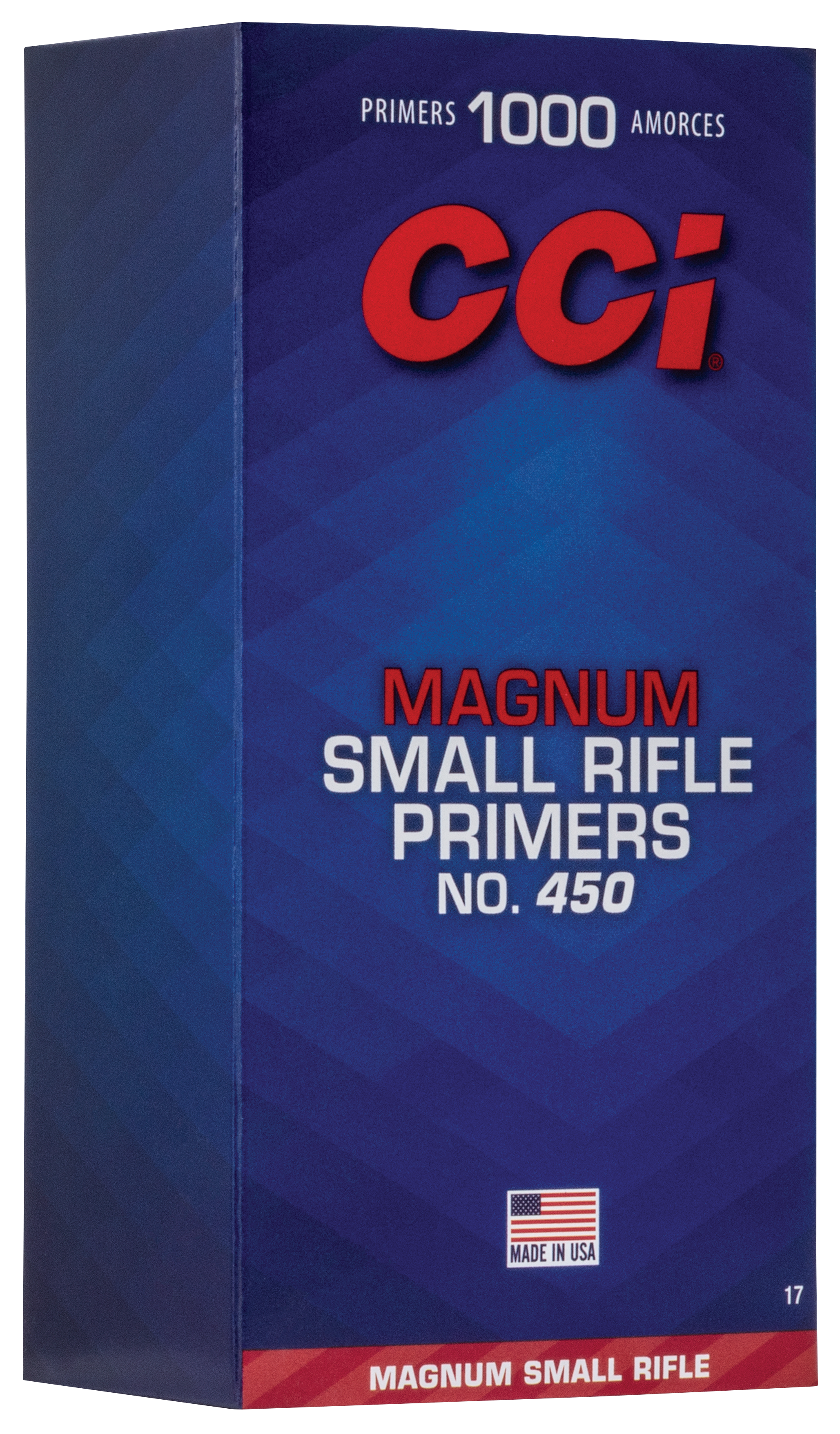 CCI 17 #450 MAG SM RFL PRIMR 1000/5