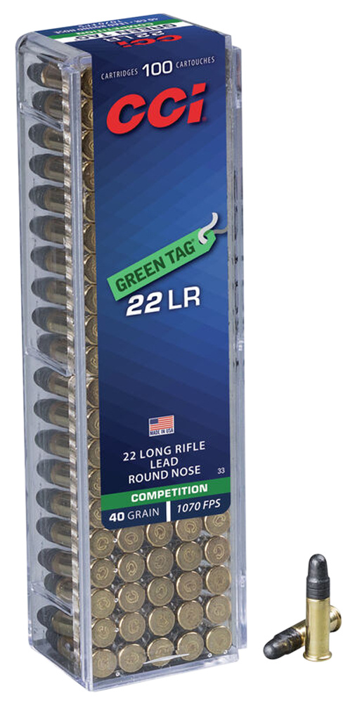 CCI 0033 22LR GRNTAG CMP 40 LRN 100/50