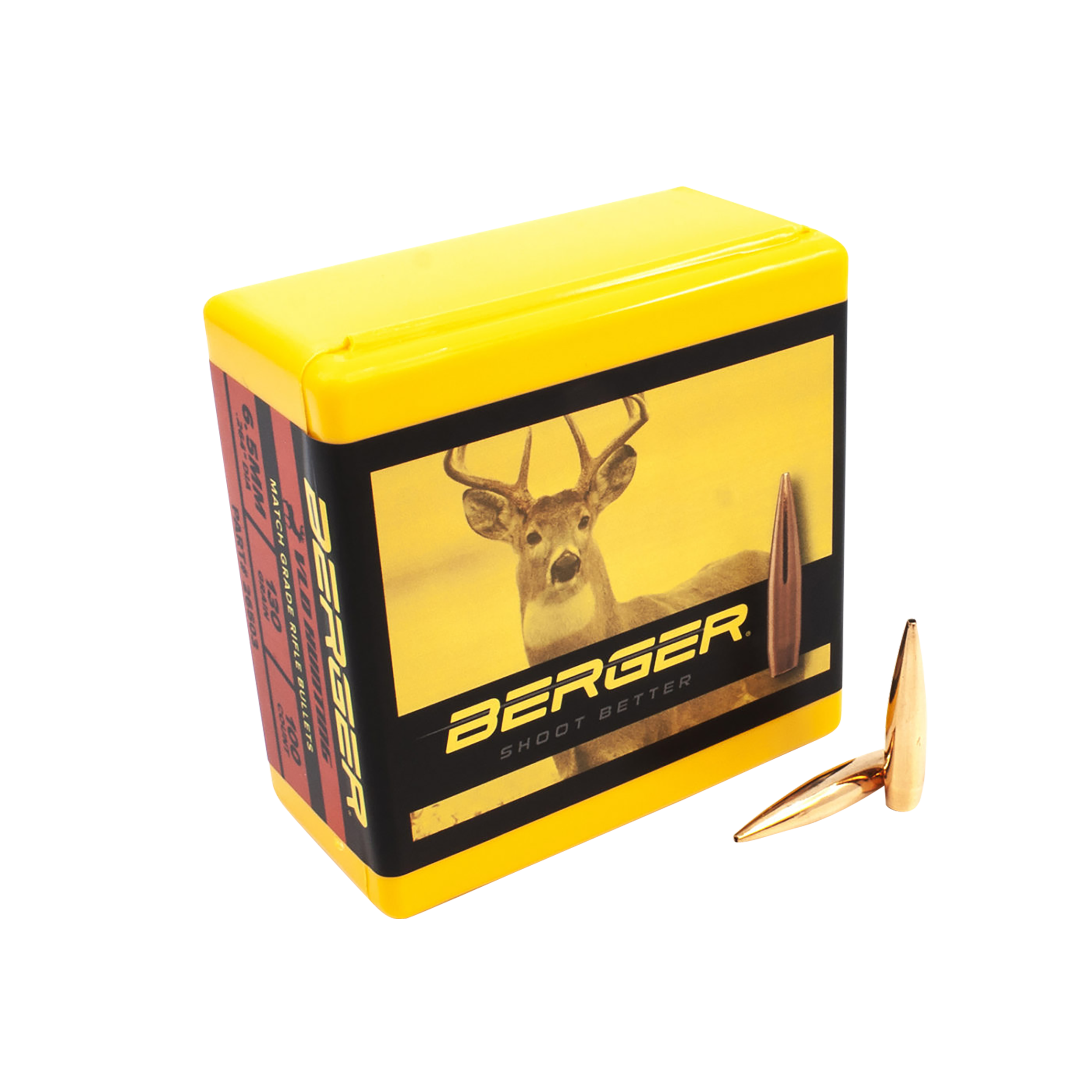 Berger Bullets 26503 Hunting 6.5 .264 130 gr Secant Very Low Drag 100/ct-img-0