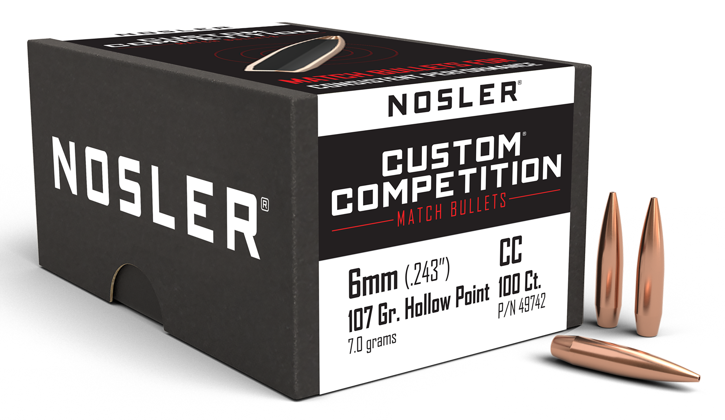 NOS 49742 CUST COMP 6MM 107 HPBT 100