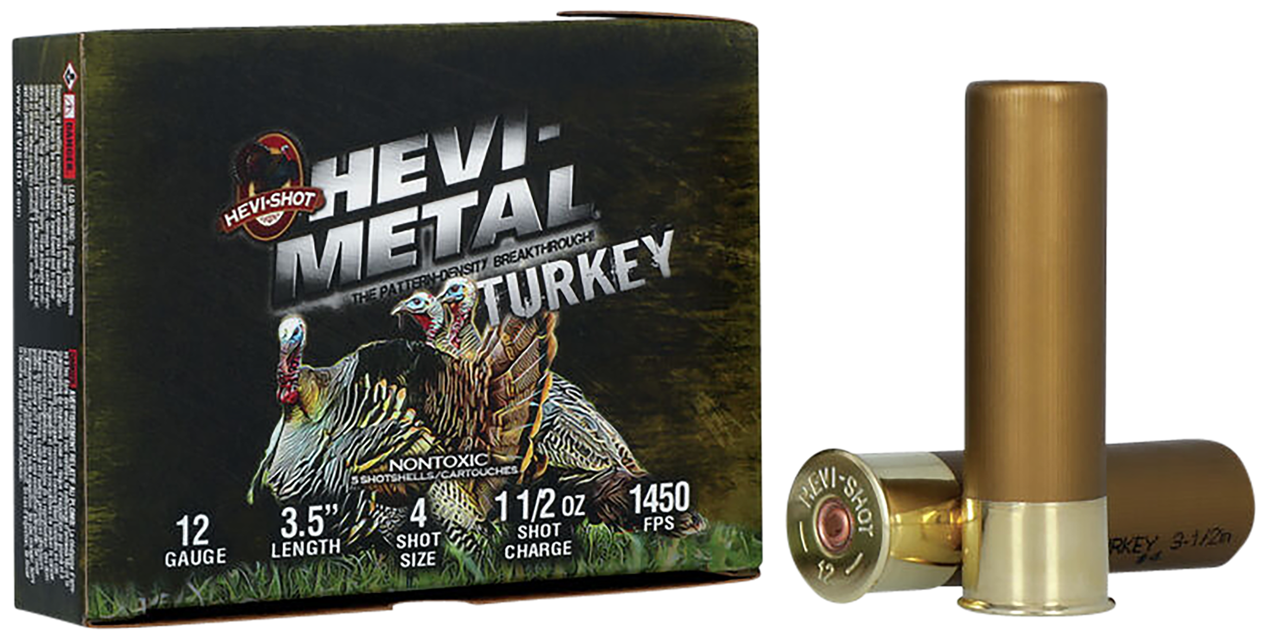 HEVI-Shot Hevi-Metal Turkey 20 Gauge 3" 1 oz 4 6 Shot 5 Bx-img-0