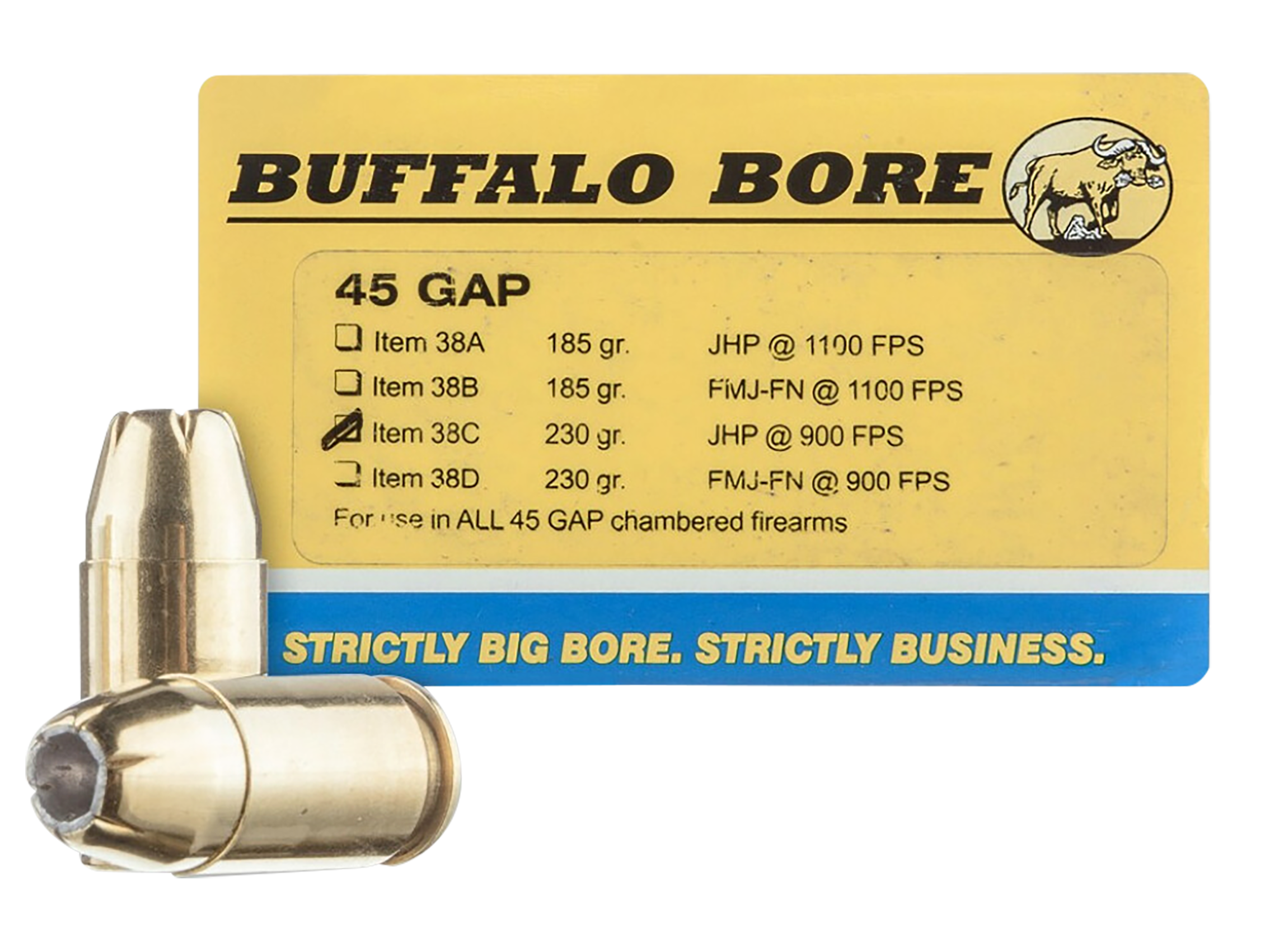 BBA 38C/20 45GAP 230 JHP 20/12