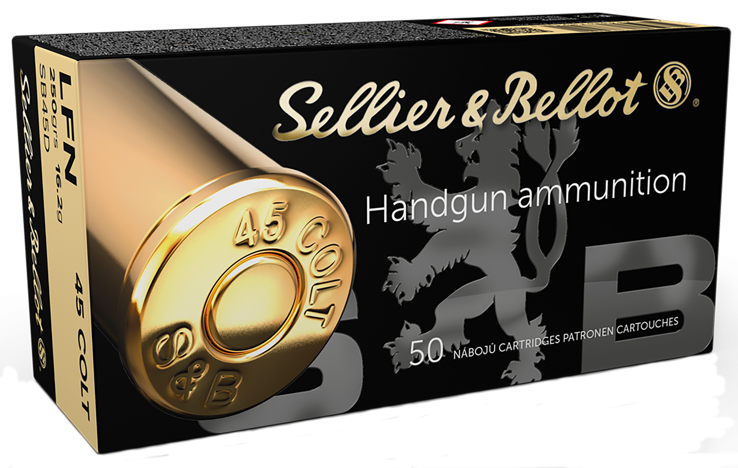 S&B SB45D 45 COLT 250 LFN 50/12