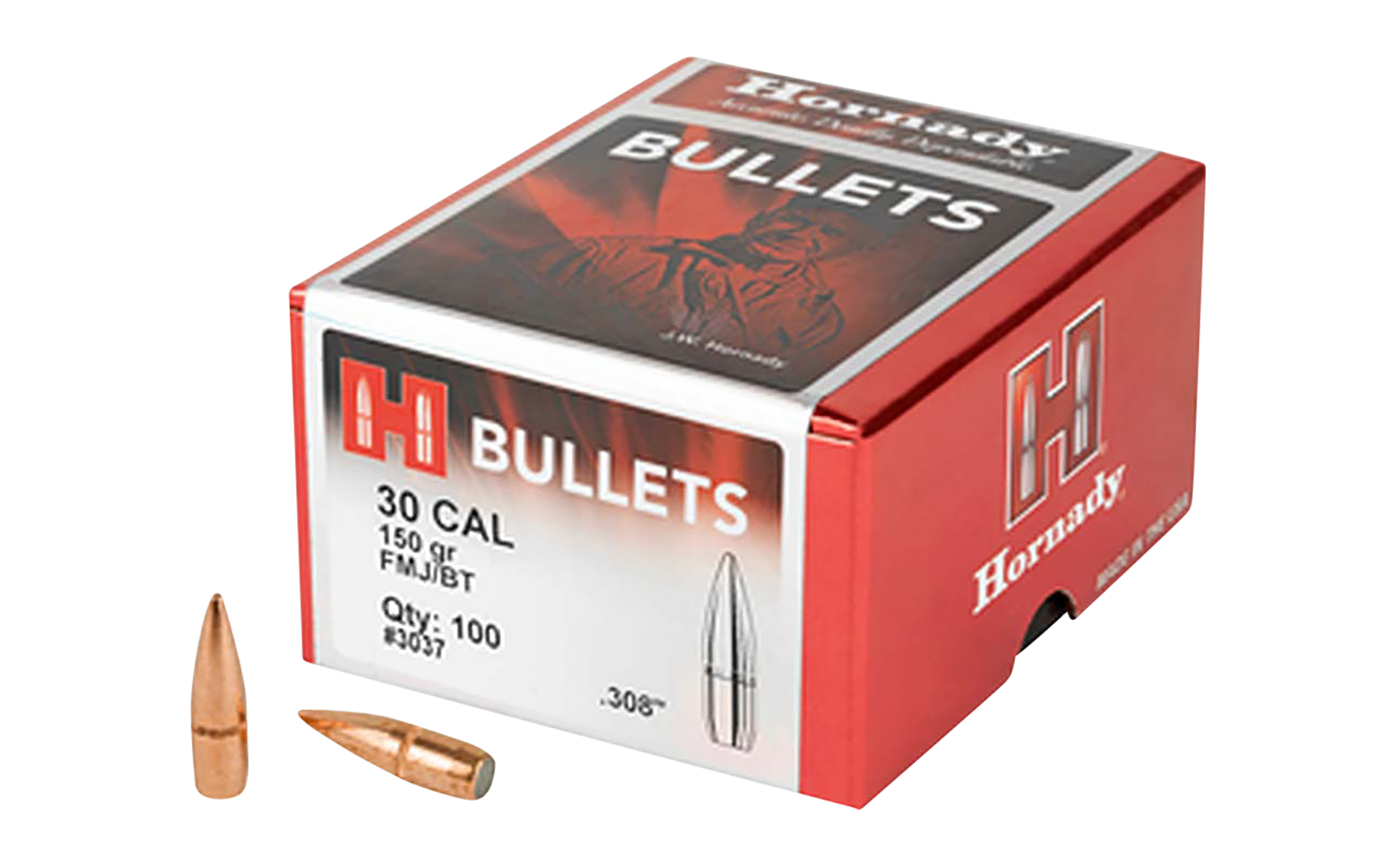 HORN 3037 BULL .308 150 FMJBT 100/15
