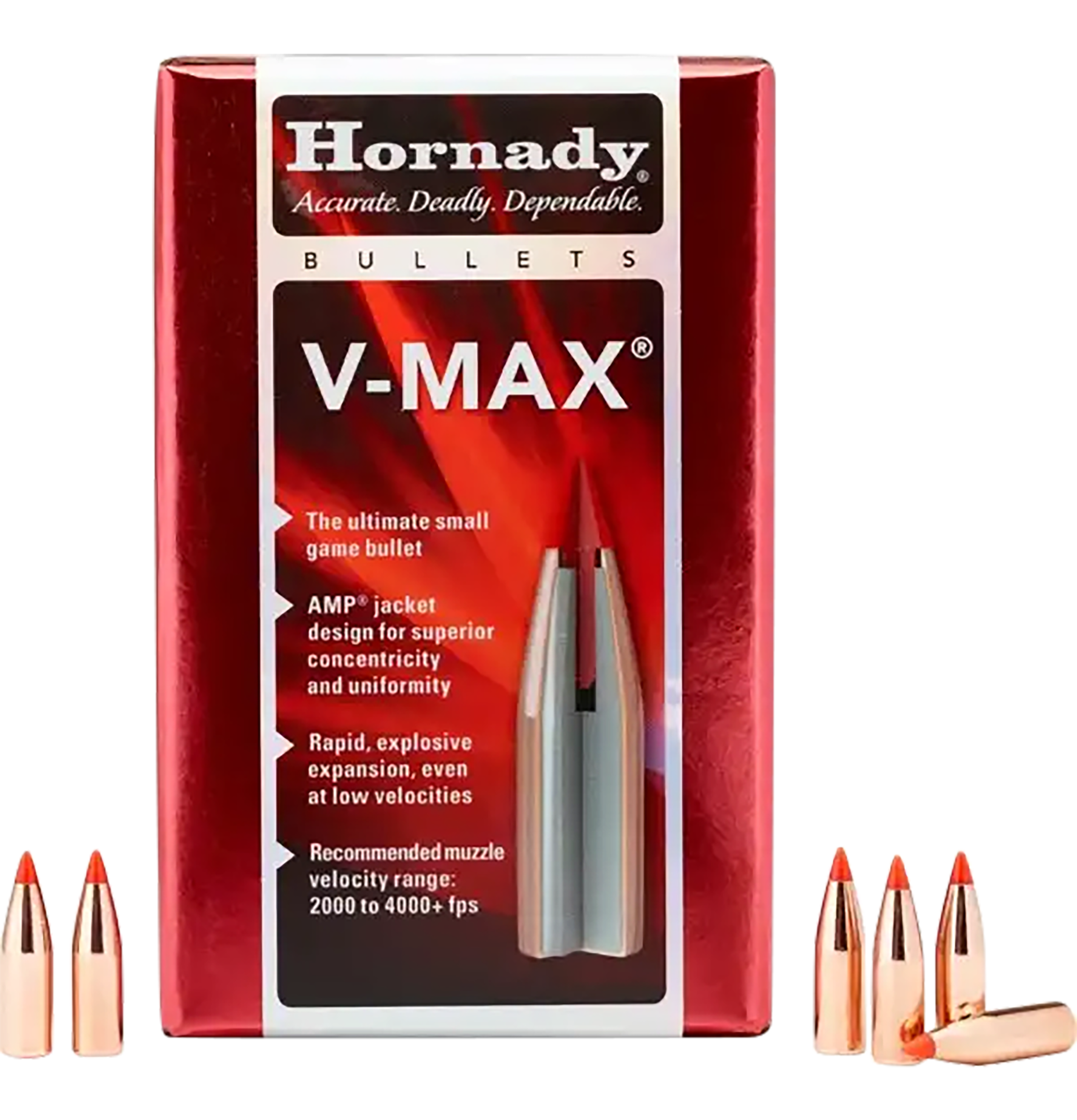 HORN 22241 BULL .224 40 VMAX 100/40