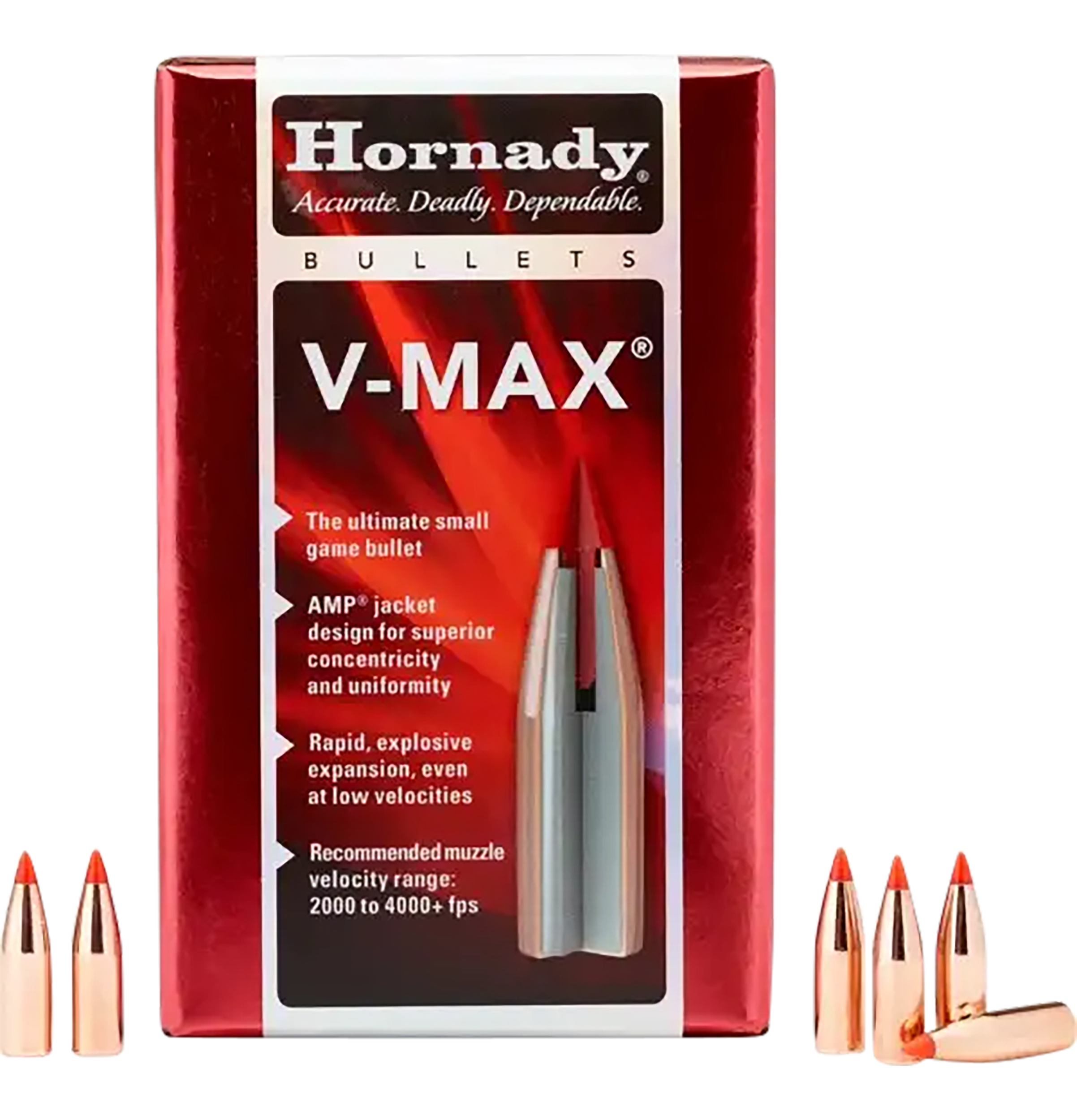 HORN 22261 BULL .224 50 VMAX 100/40