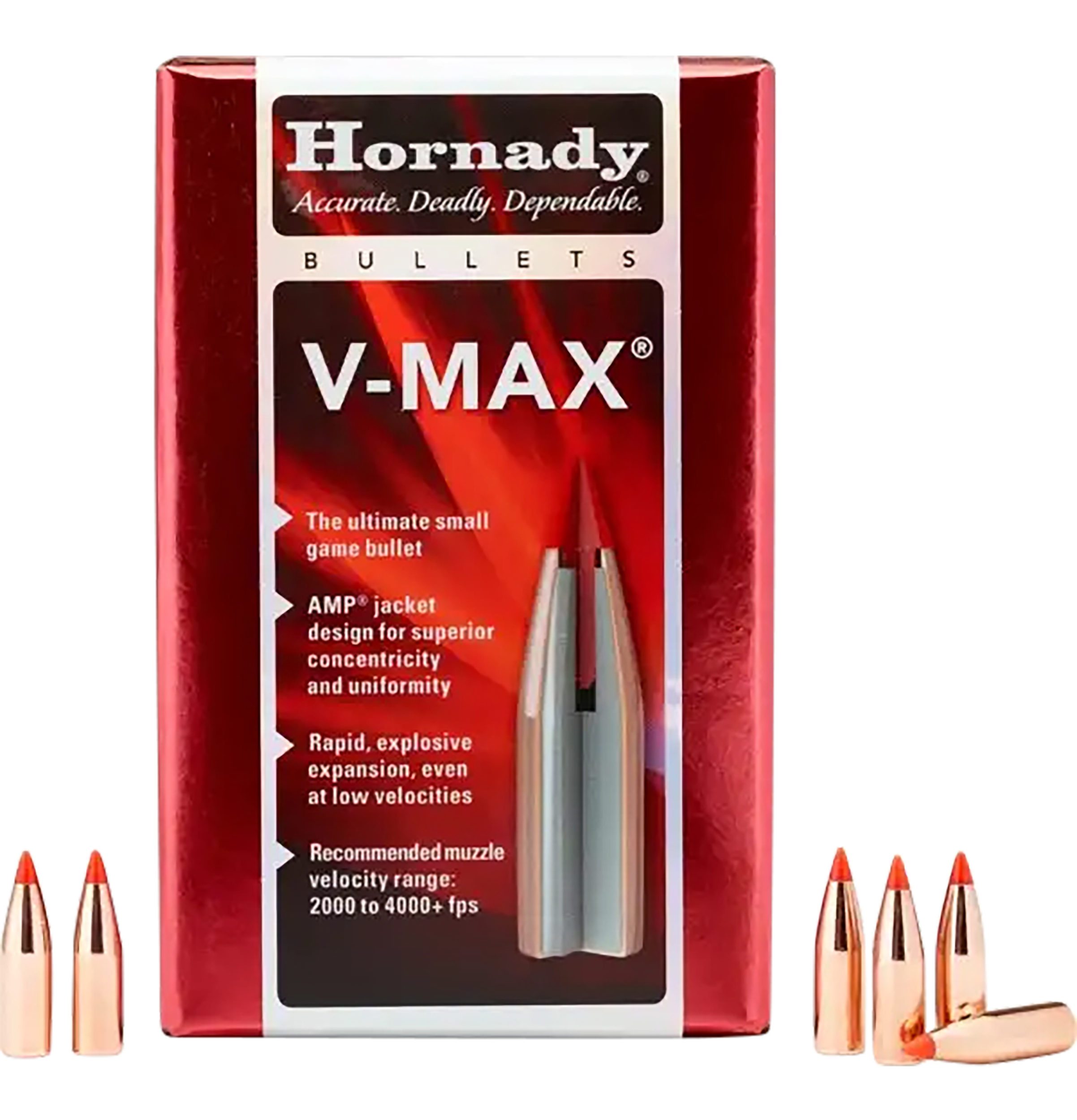 HORN 22281 BULL .224 60 VMAX 100/40