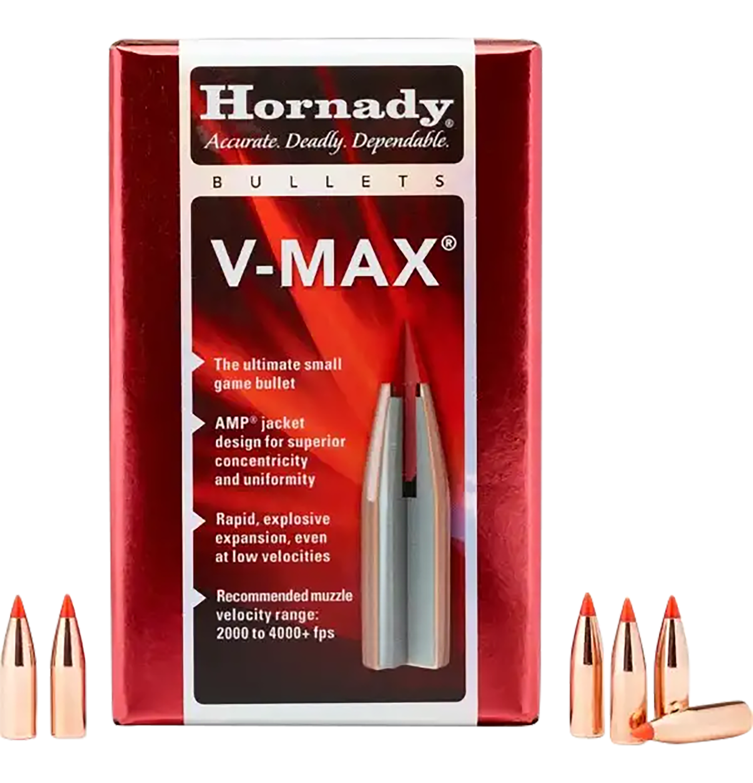HORN 22420 BULL .243 75 VMAX 100/40