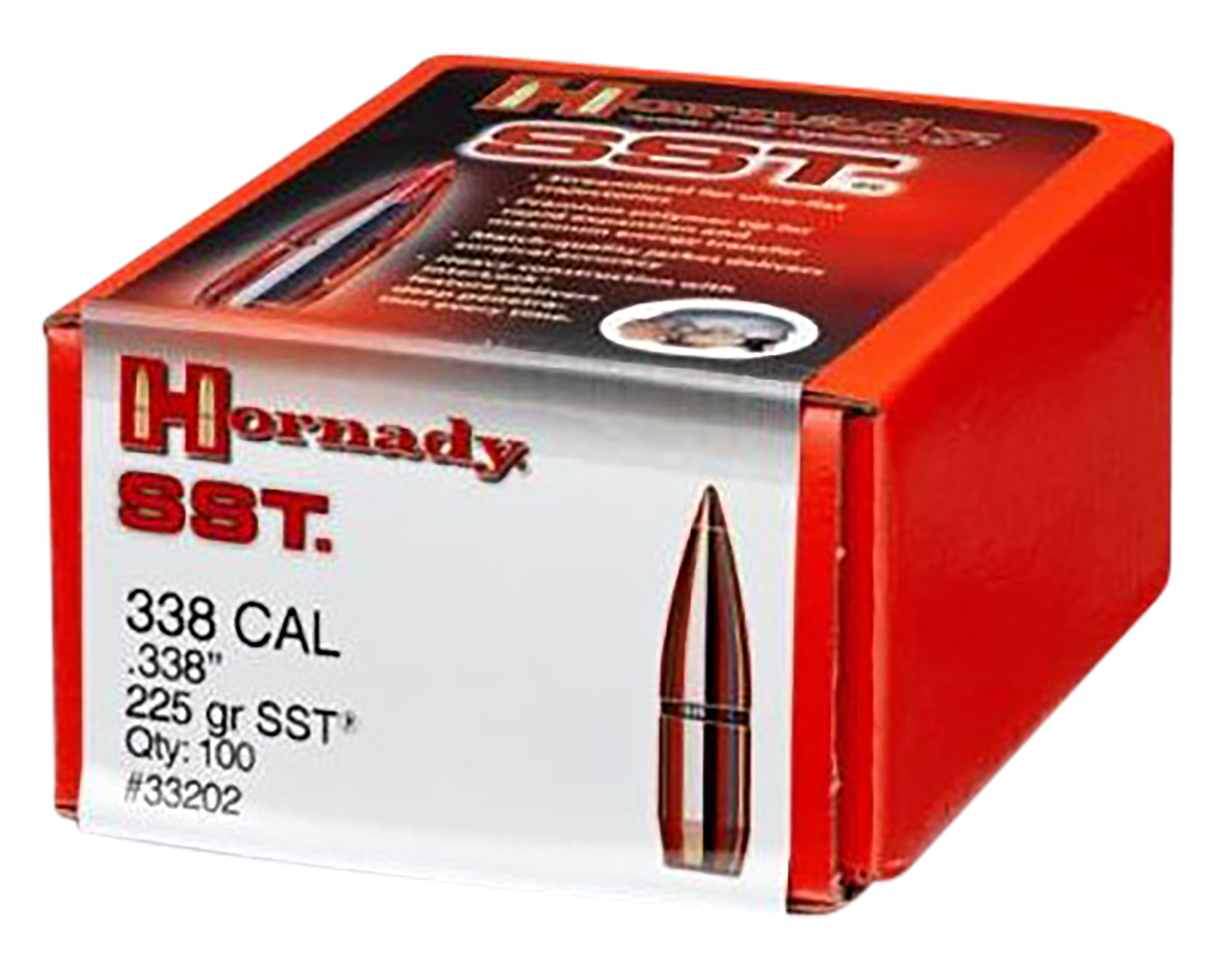 HORN 33202 BULL .338 225 SST 100/15