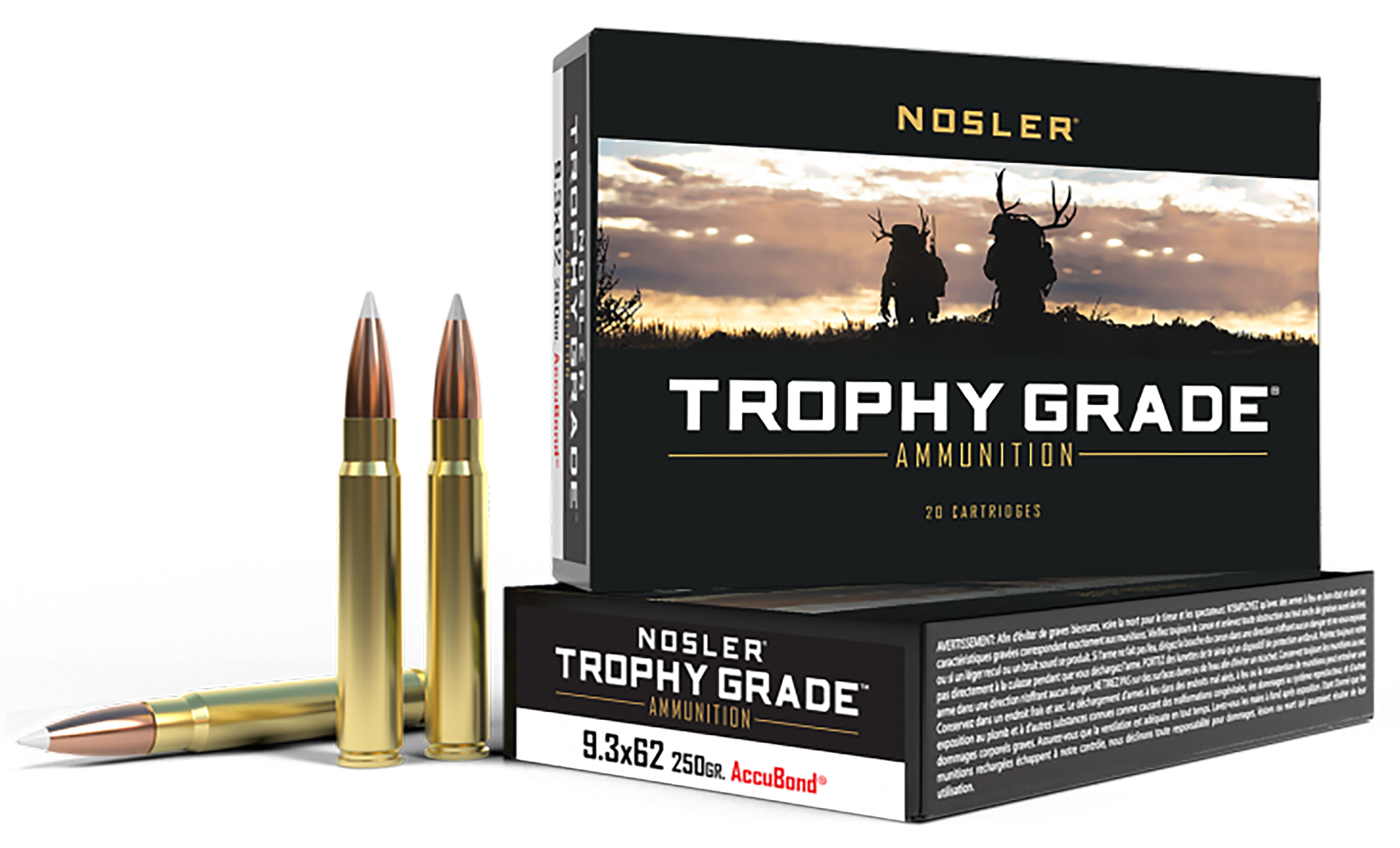 NOS 48634 TROPHY 9.3X62 250 AB 20/10