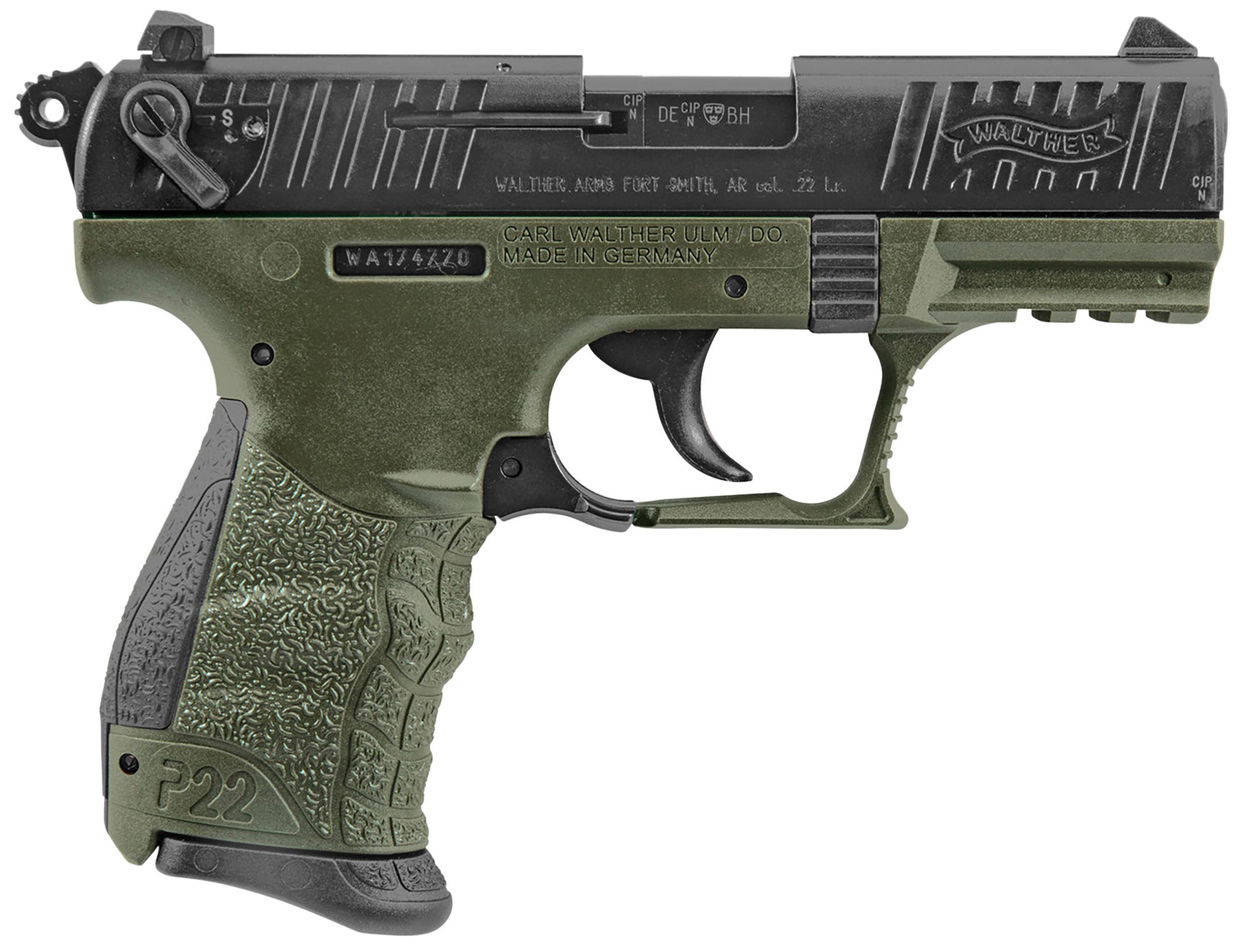 WAL 5120338 P22MCA 22LR *CA MILITARY OD 10RD