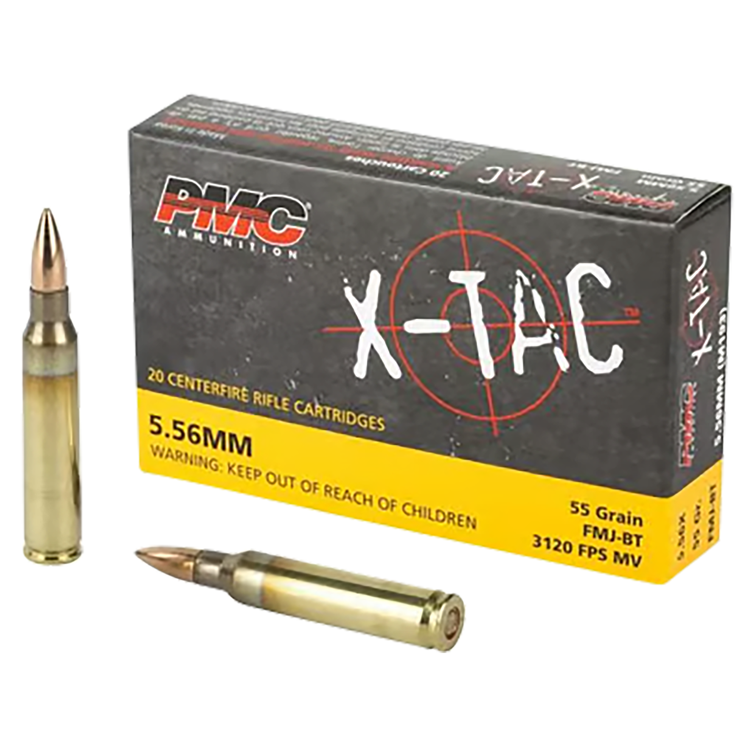 PMC 556XBP 5.56 55 FMJBT BATTLE PK 200/5