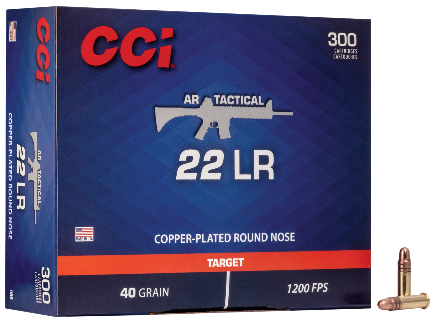 CCI 956 22LR TACTICAL 40 CPRN 300/10