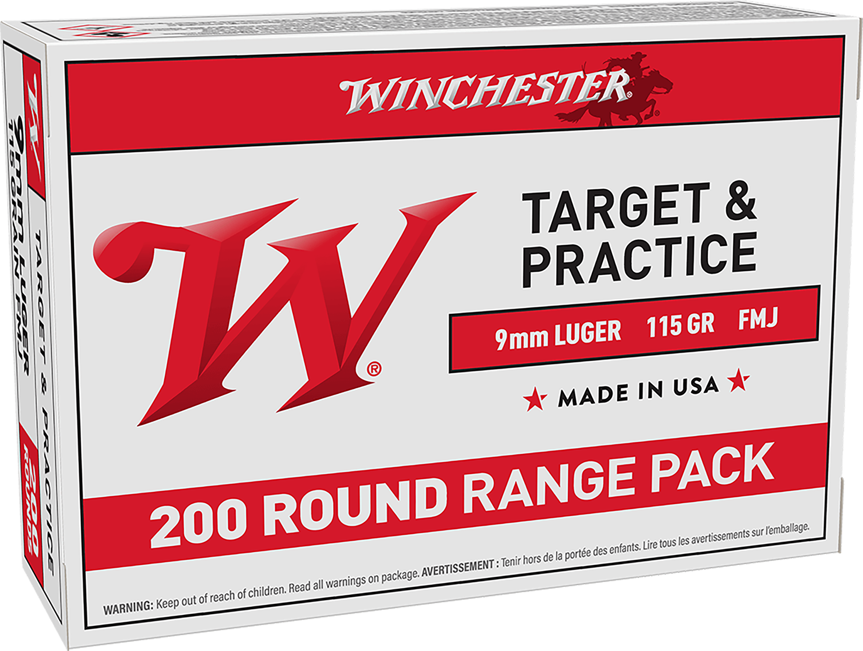 WIN USA9W 9MM 115 FMJ 200/05