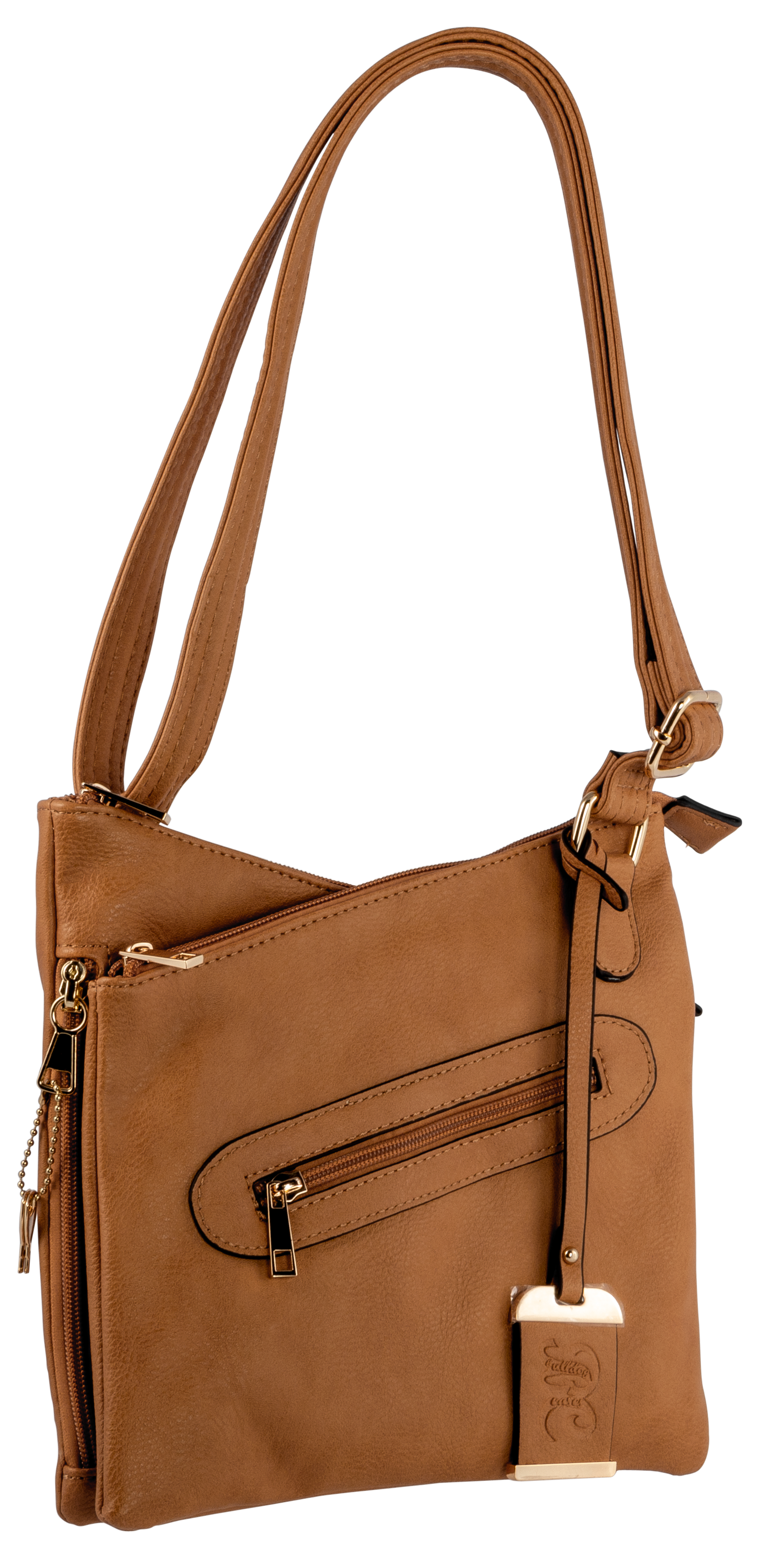 BDOG BDP032 CROSS BODY PURSE HLSTR TAN