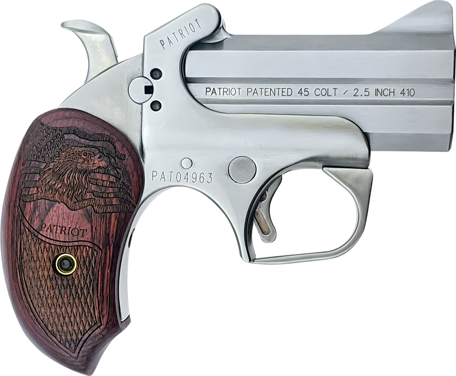Bond Arms BAPA Patriot45 Colt (LC)/410 Gauge 2 Round 3" Stainless Steel...-img-0