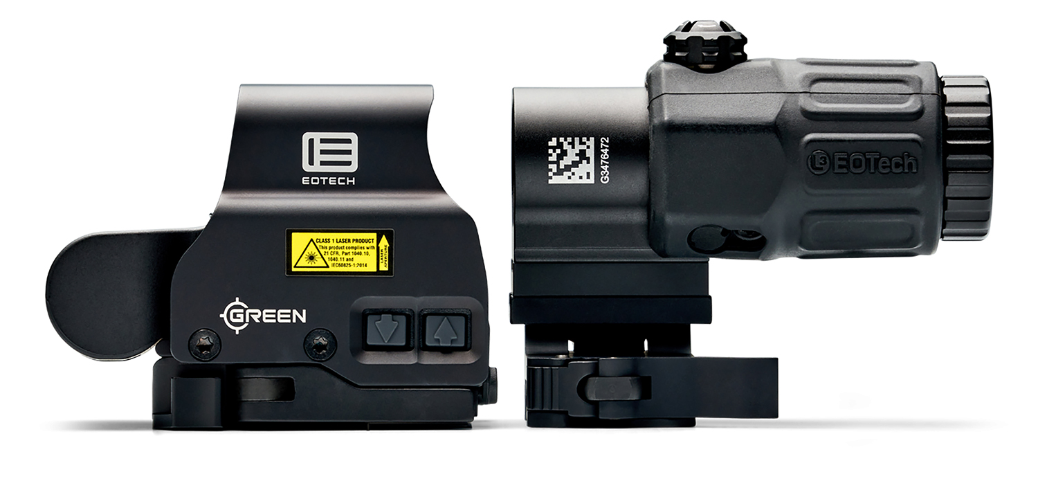 Eotech HHSGRN HHS Green EXPS & G33 Magnifier Matte Black 1x/3x 1.20