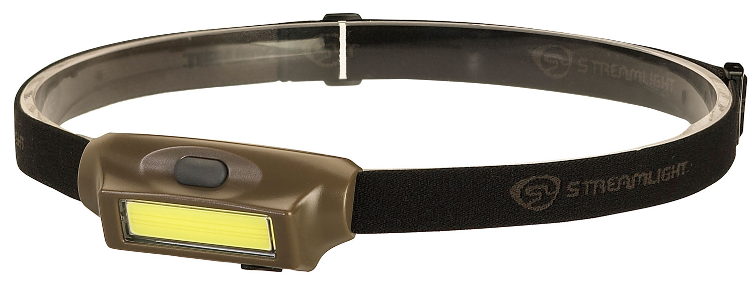 Streamlight Bandit, Headlamp, 180 Lumens, White/Green LED, Coyote Brown Finish 61707
