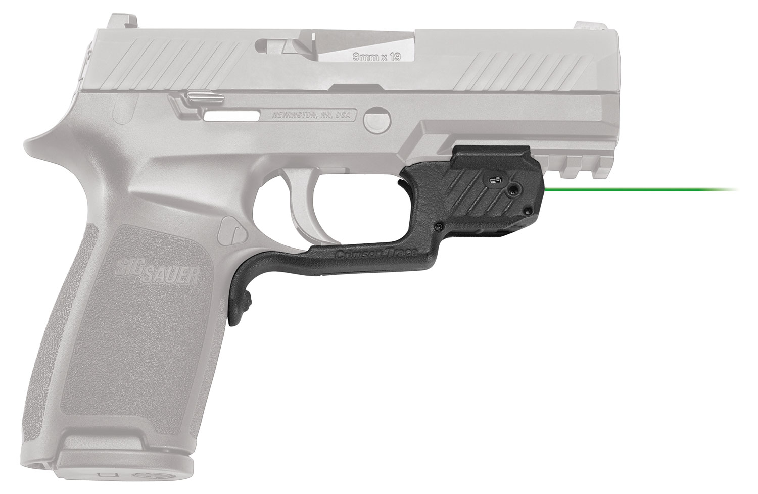 Crimson Trace 01-7780-1 Laserguard Green Laser Sight Sig P320 - Crimson Trace Corporation - 0.50" AT 50 FT