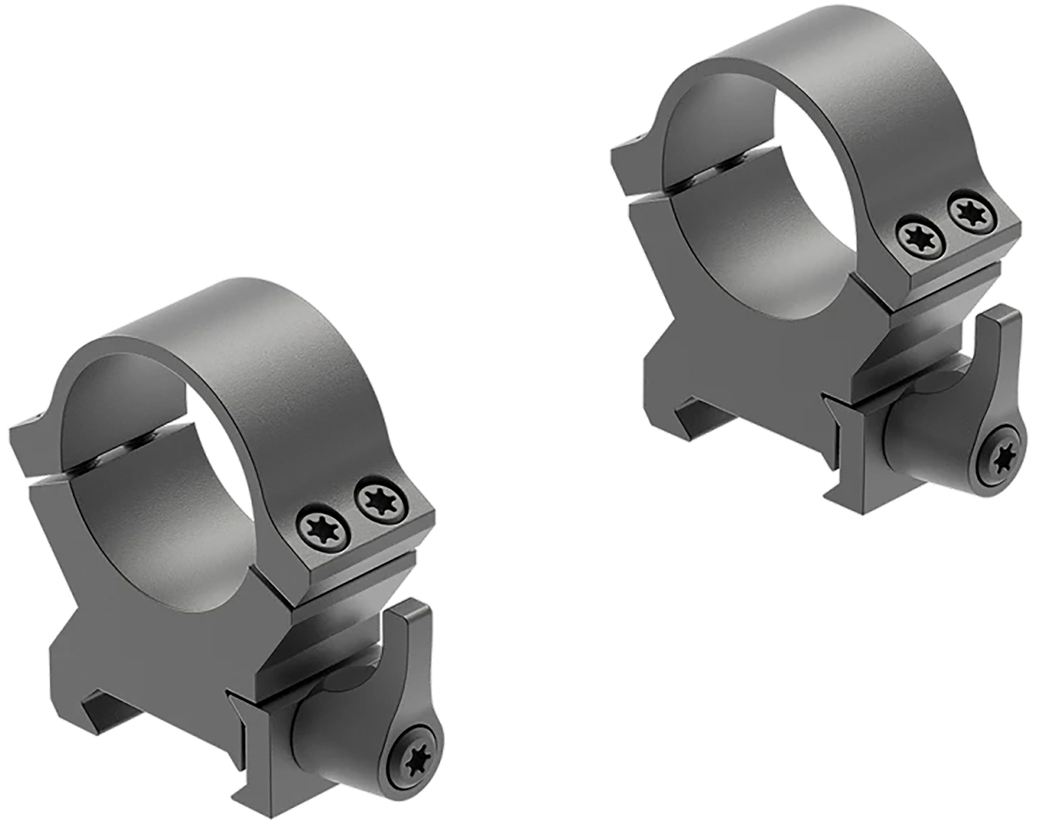 Leupold 174071 QRW2 Cross-Slot  Matte Black 1 High