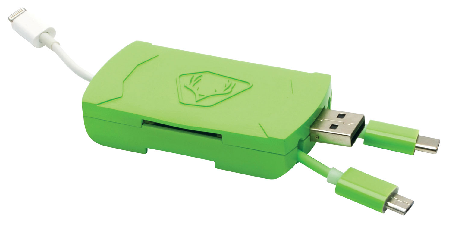 HME QMCR 4-in-1 Card Reader Green Android/IOS-img-0