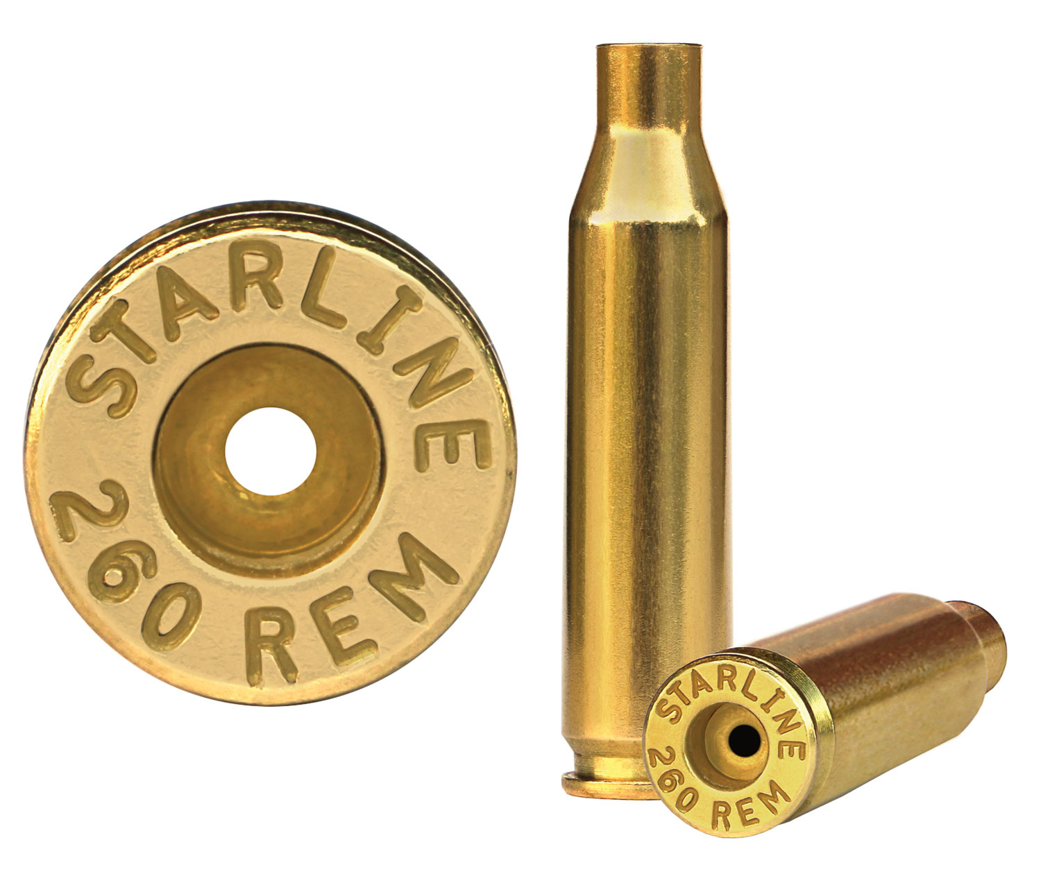 Starline Brass 260Remeup50 Unprimed Cases Rifle 260 REM 50 PER Star260RemEU