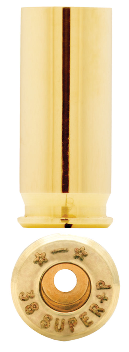 Starline Brass 38SUP+PEUP100 Unprimed Cases  38 Super +P Handgun Brass 100 Per Bag