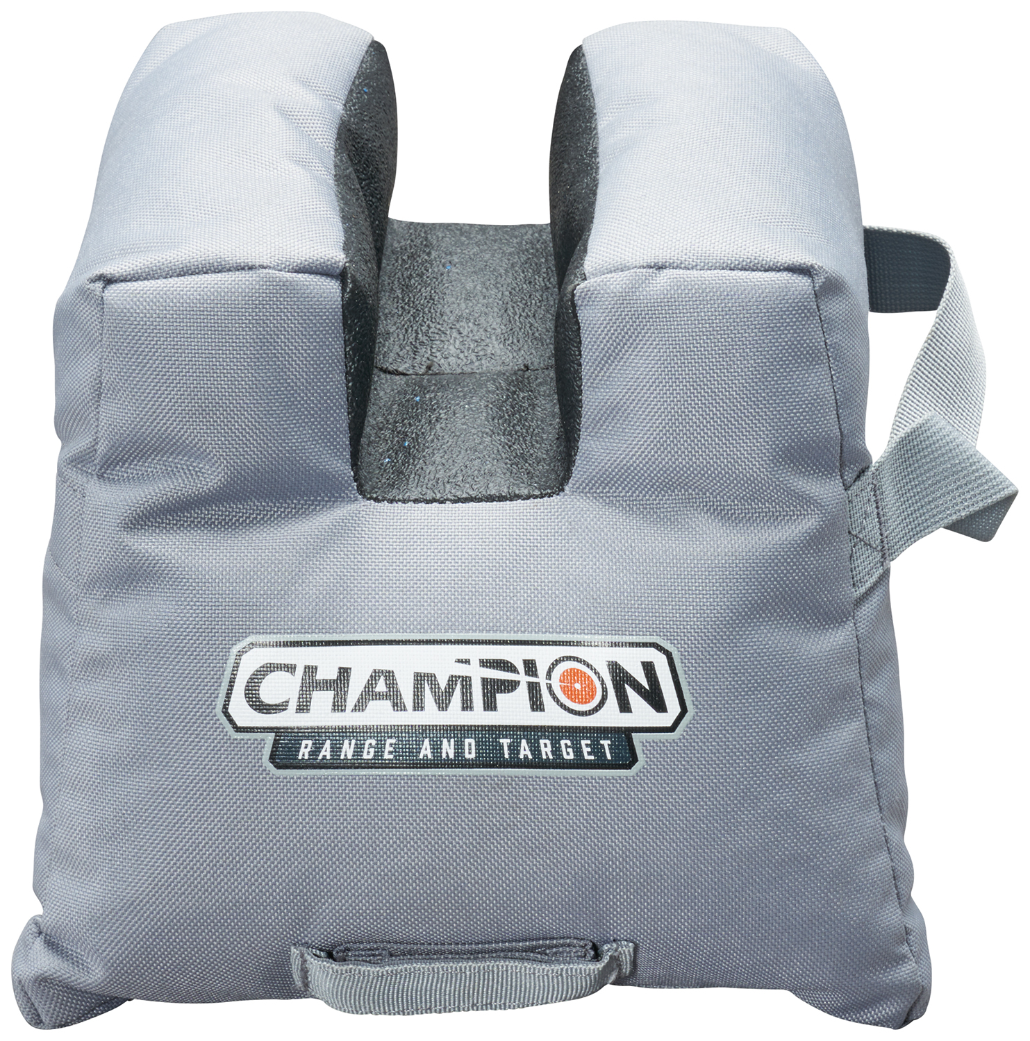 Champion 40893 Front Shooting Bag, Gray with Black Panels, Tuff Hide Bottom, Stable Platform